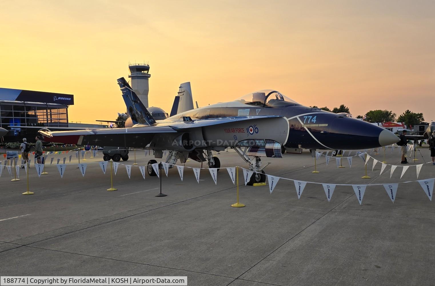 188774, 1986 McDonnell Douglas CF-188A Hornet C/N 0512/A423, OSH 24 zx 