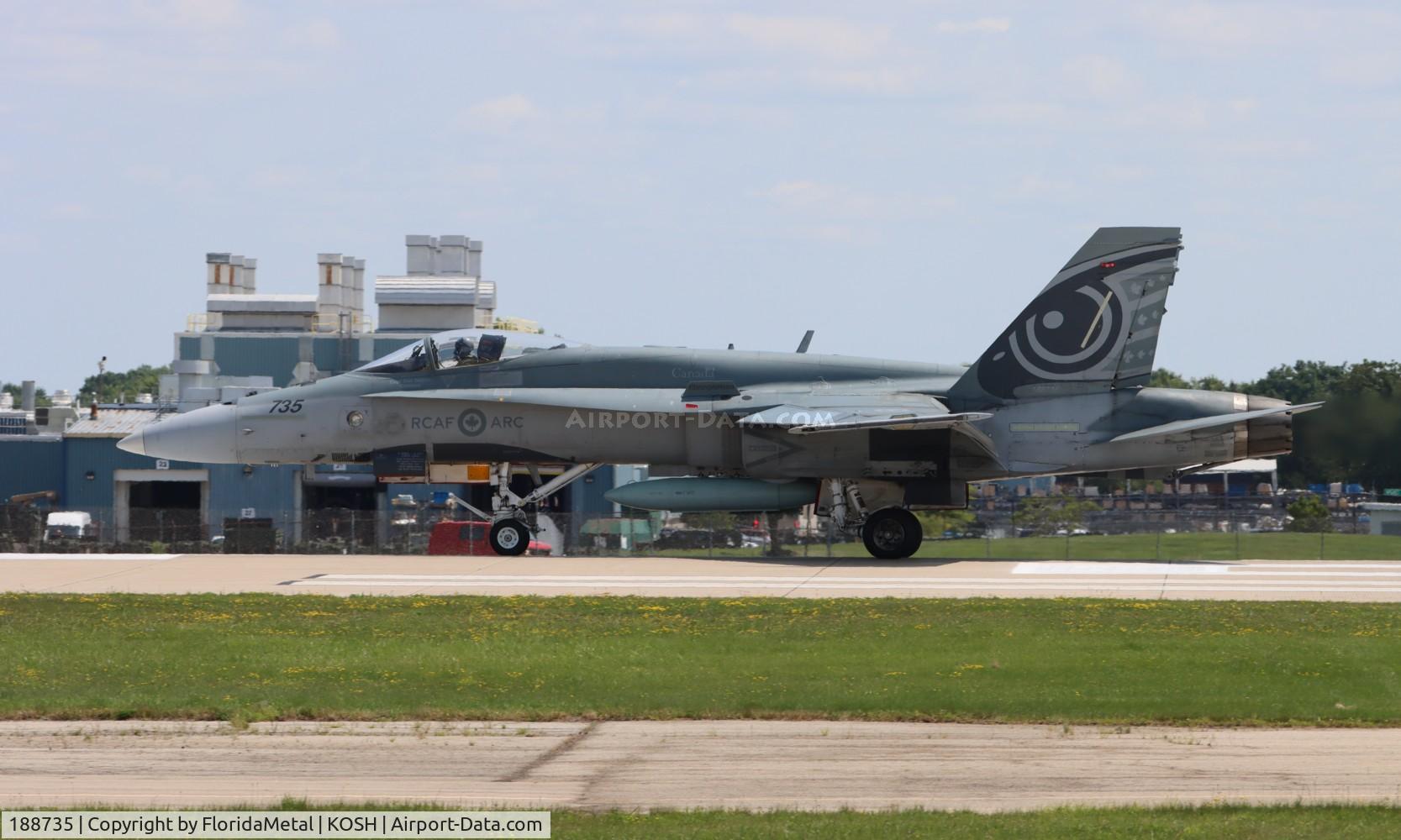 188735, McDonnell Douglas CF-188A Hornet C/N 0254/A203, RCAF CF-188 zx 