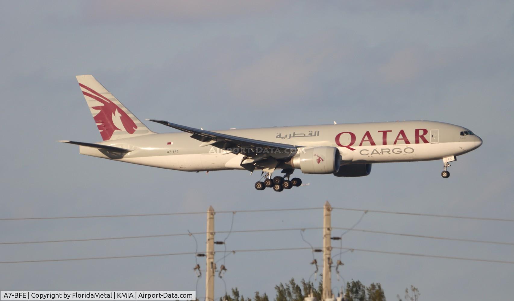 A7-BFE, 2013 Boeing 777-FDZ C/N 39644, QTR 777-200LRF ams, eham - mia