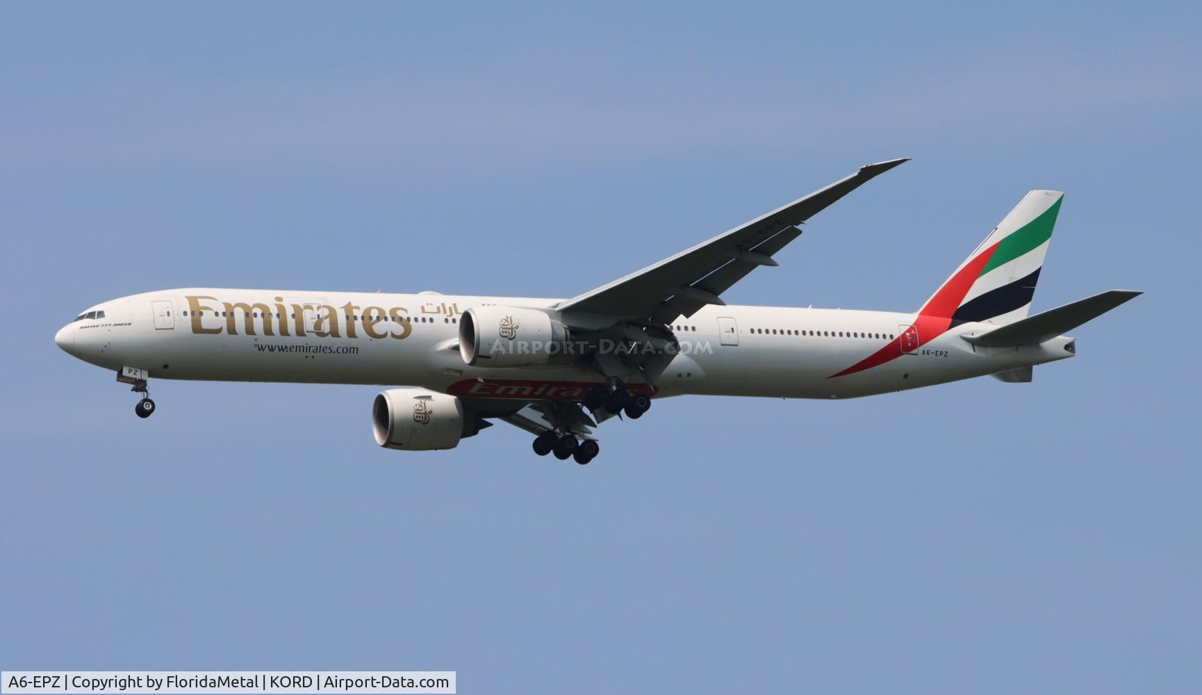 A6-EPZ, 2017 Boeing 777-31H/ER C/N 42345, UAE 773 zx dxb, omdb-ord
