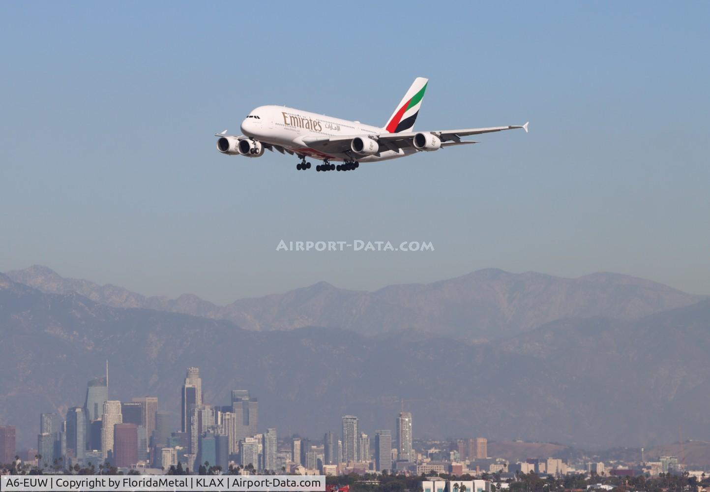 A6-EUW, 2017 Airbus A380-842 C/N 240, UAE A388 zx dxb, omdb-lax