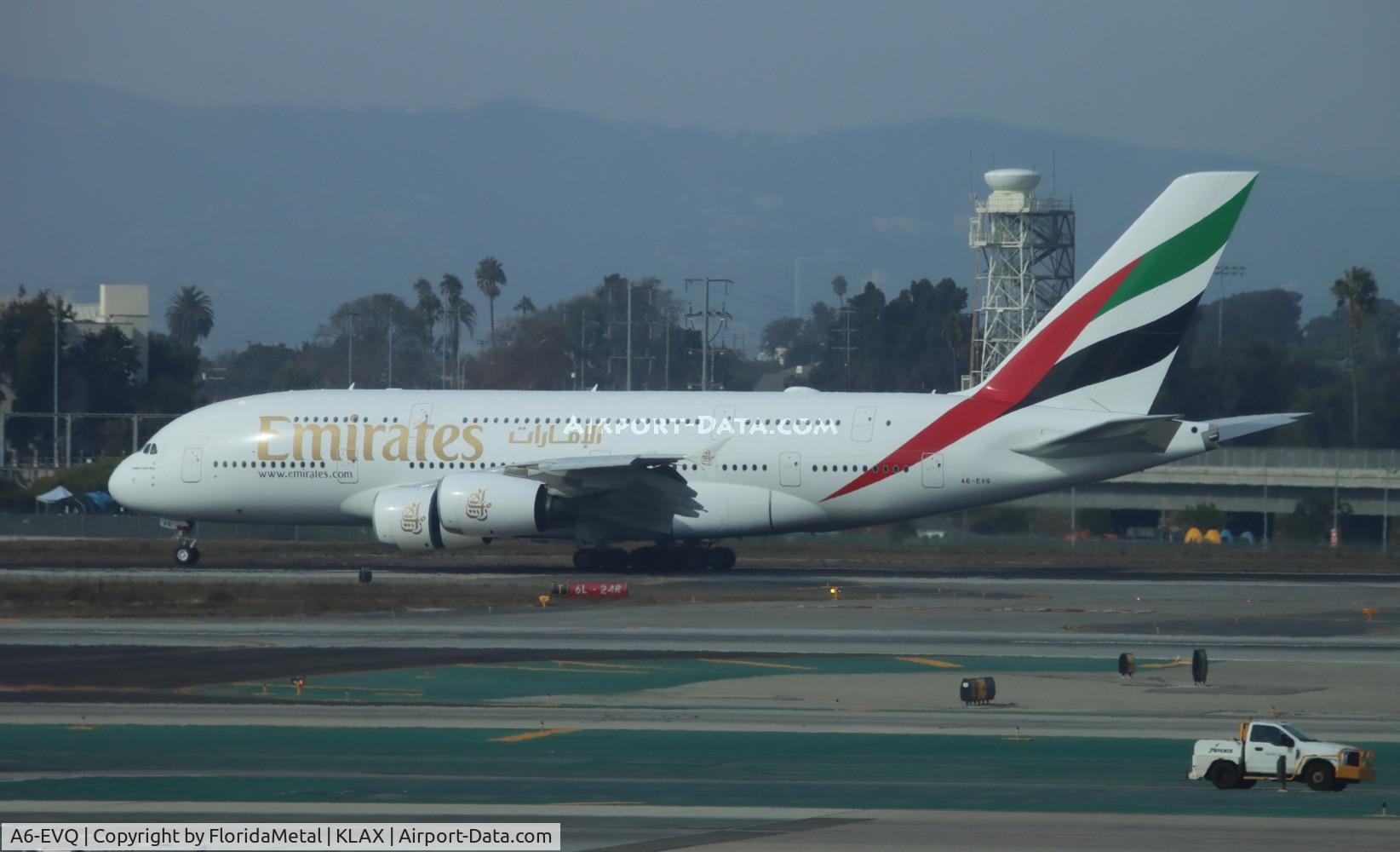 A6-EVQ, 2020 Airbus A380-842 C/N 270, UAE A388 zx dxb, omdb-lax