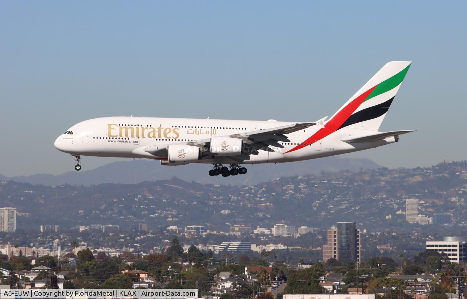 A6-EUW, 2017 Airbus A380-842 C/N 240, UAE A388 zx dxb, omdb-lax