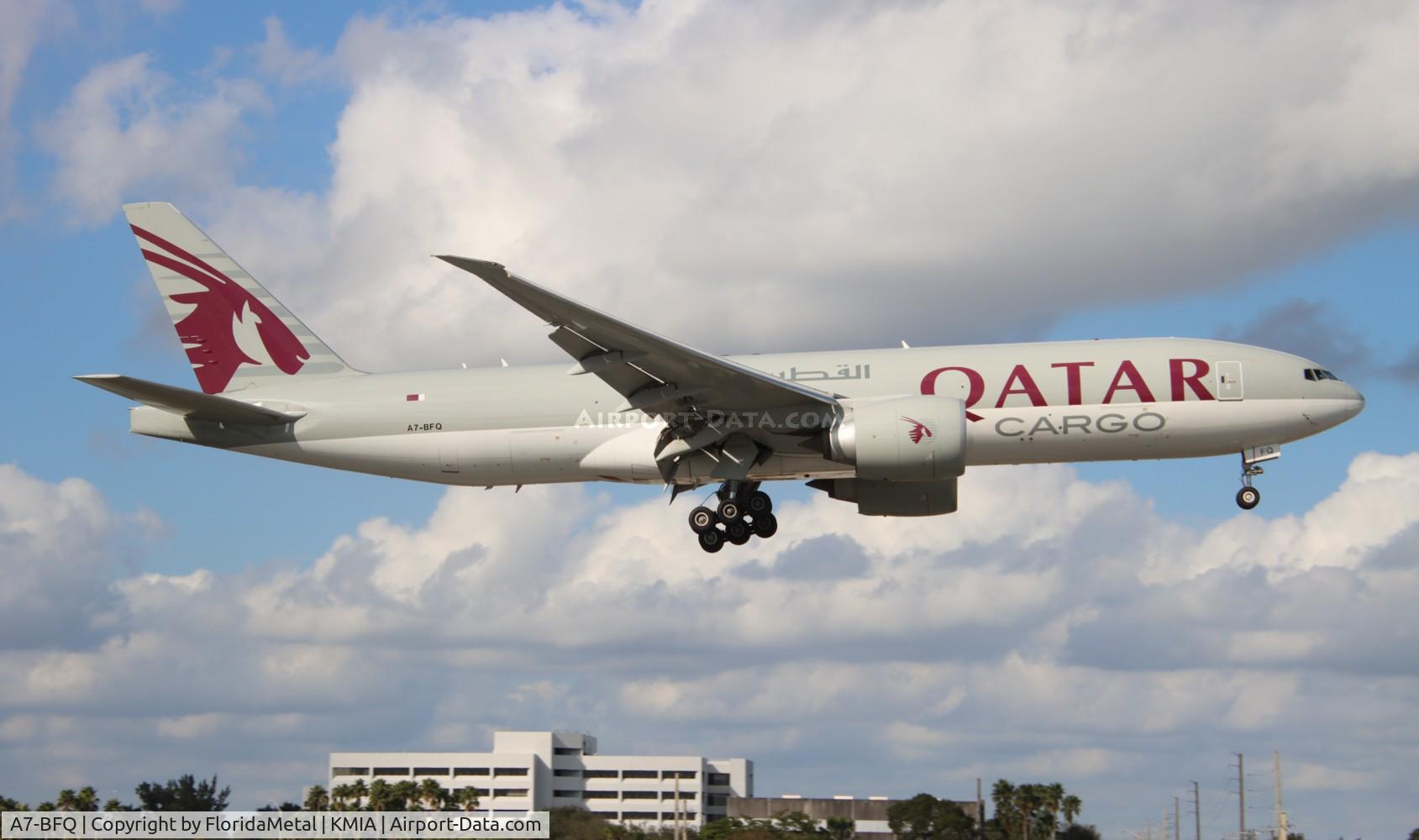 A7-BFQ, 2019 Boeing 777-FDZ C/N 66335, QTR 777-200LRF zx bog,skbo-mia