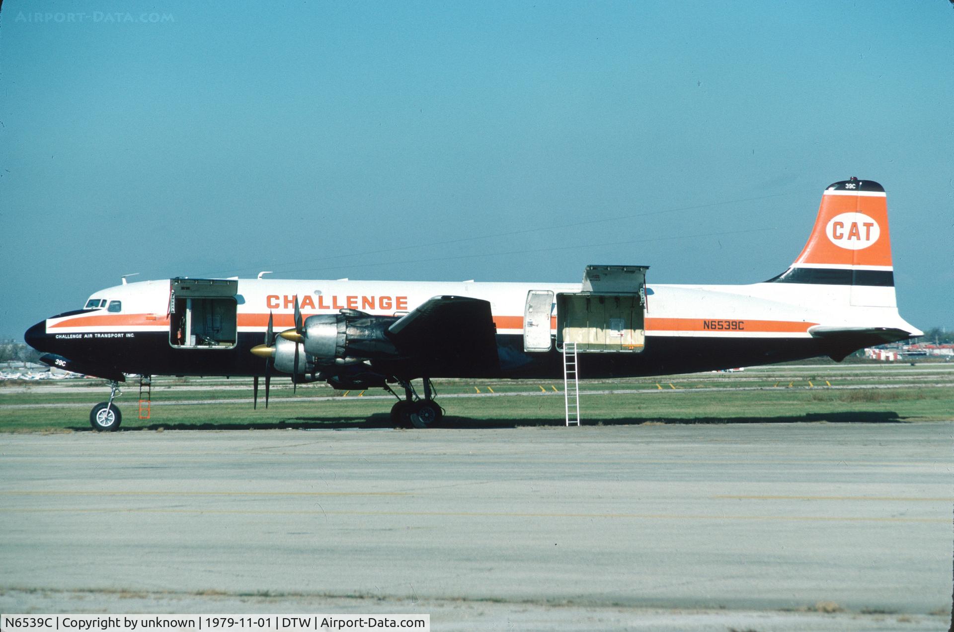 N6539C, Douglas DC-6A C/N 45227, Detroit 11.1979