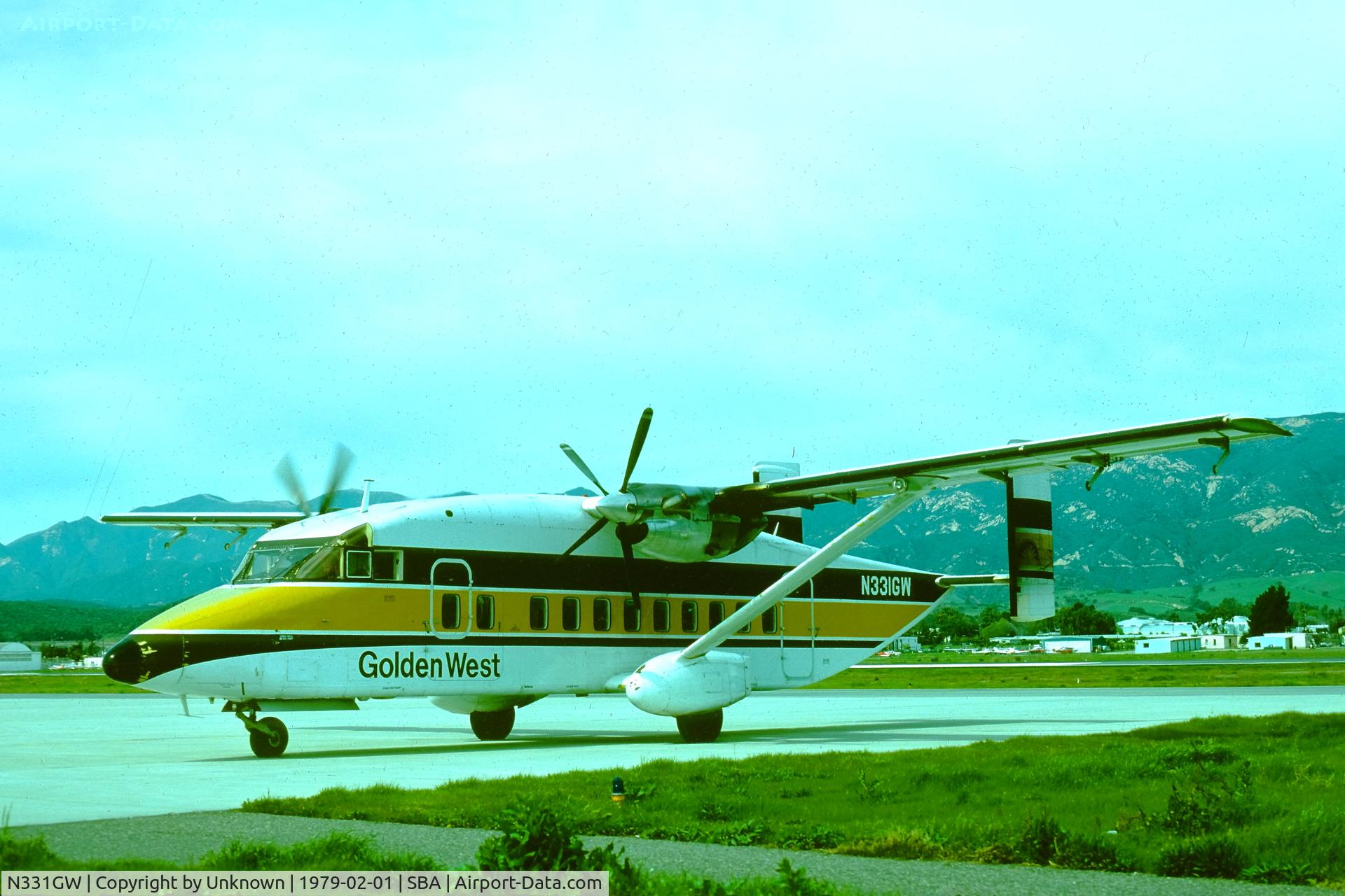 N331GW, 1977 Short 330-200 C/N SH.3011, Santa Barbara 2.1979