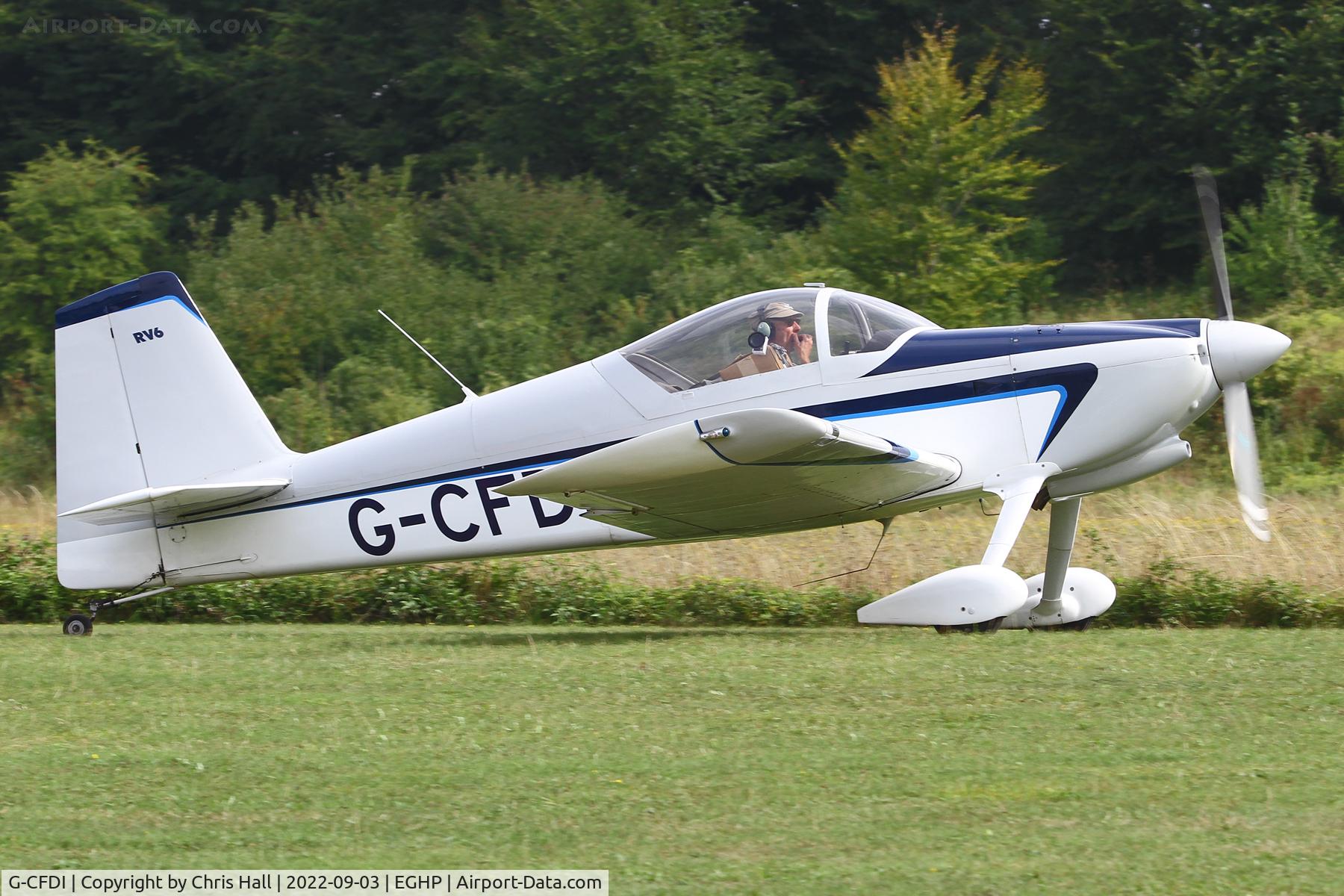G-CFDI, 1999 Vans RV-6 C/N 23116, LAA fly in, Popham