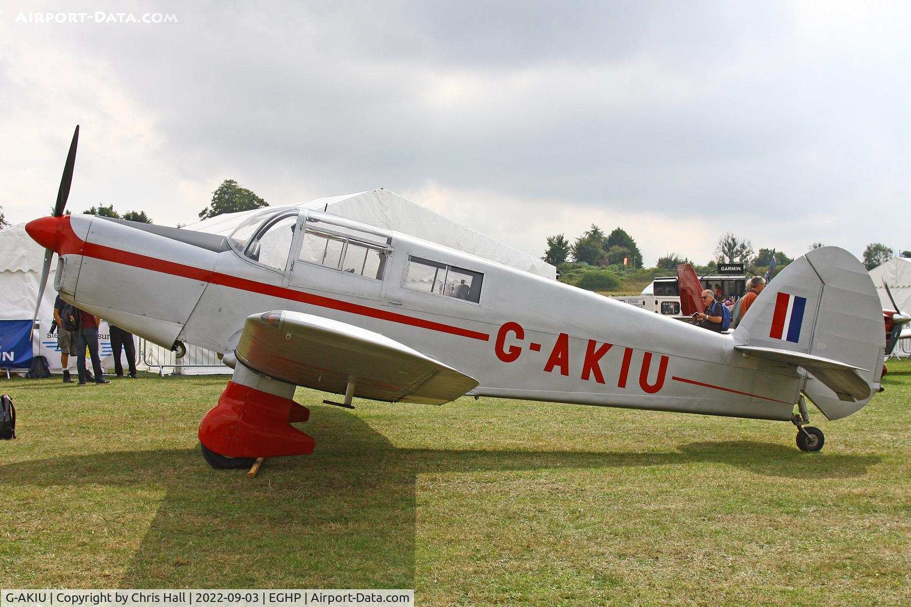 G-AKIU, 1948 Percival P-44 Proctor 5 C/N AE129, LAA fly in, Popham