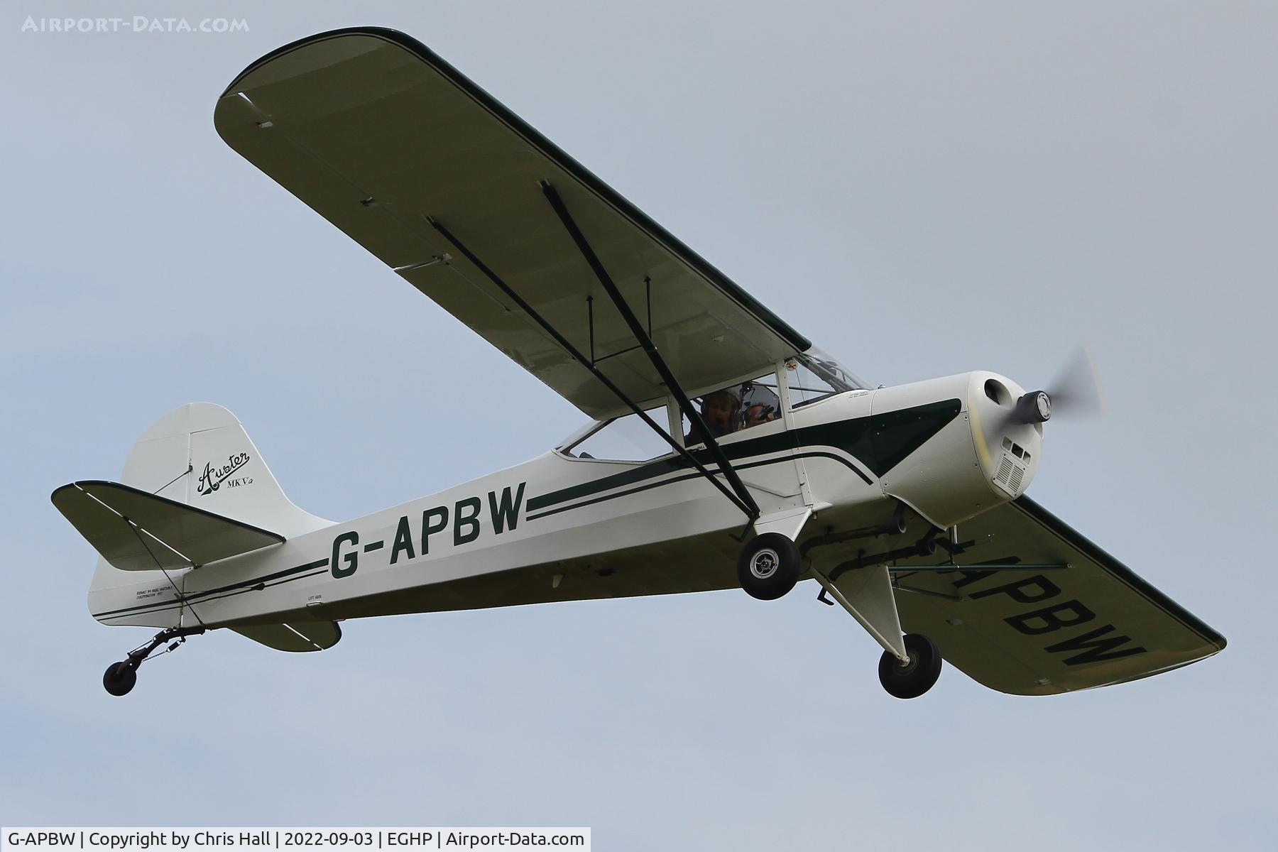 G-APBW, 1957 Auster 5A C/N 3405, LAA fly in, Popham
