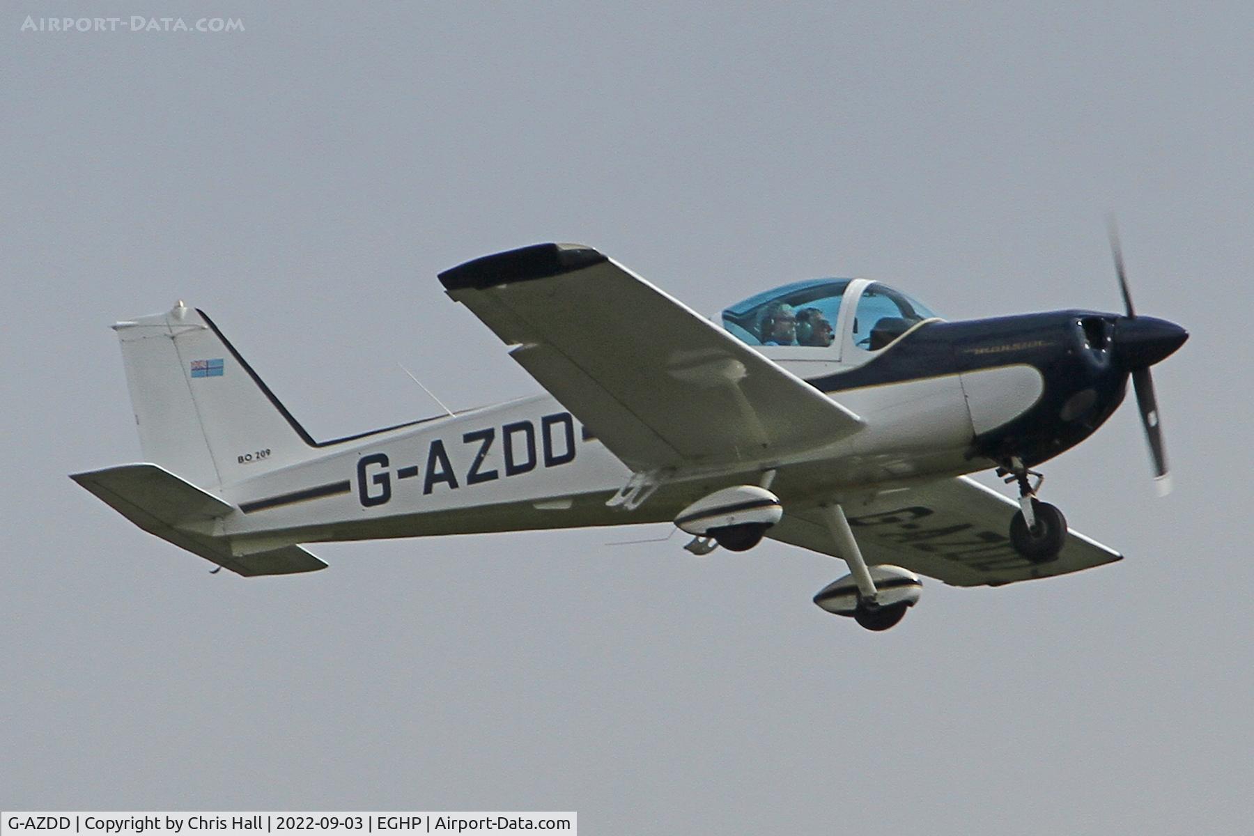 G-AZDD, 1971 Bolkow Bo-209 Monsun 150FF C/N 143, LAA fly in, Popham