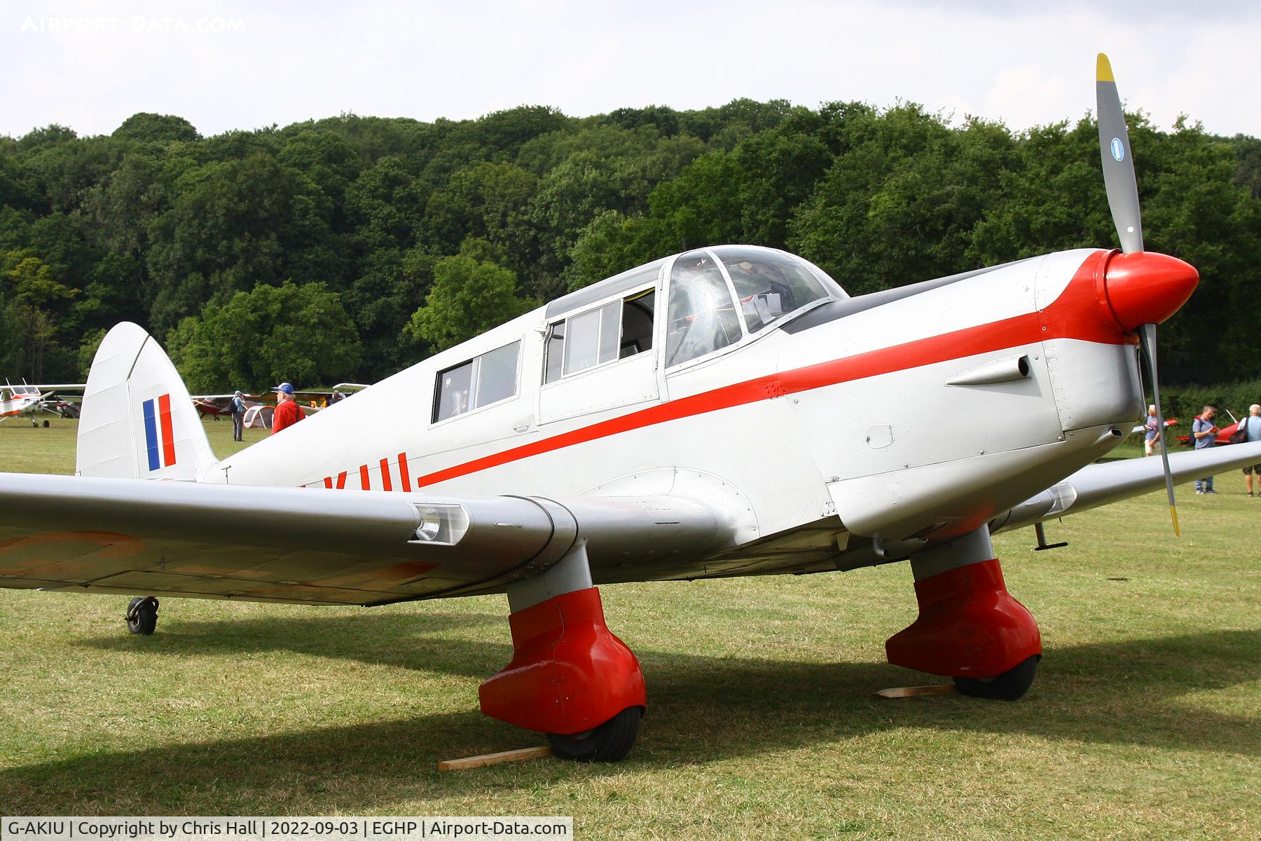 G-AKIU, 1948 Percival P-44 Proctor 5 C/N AE129, LAA fly in, Popham