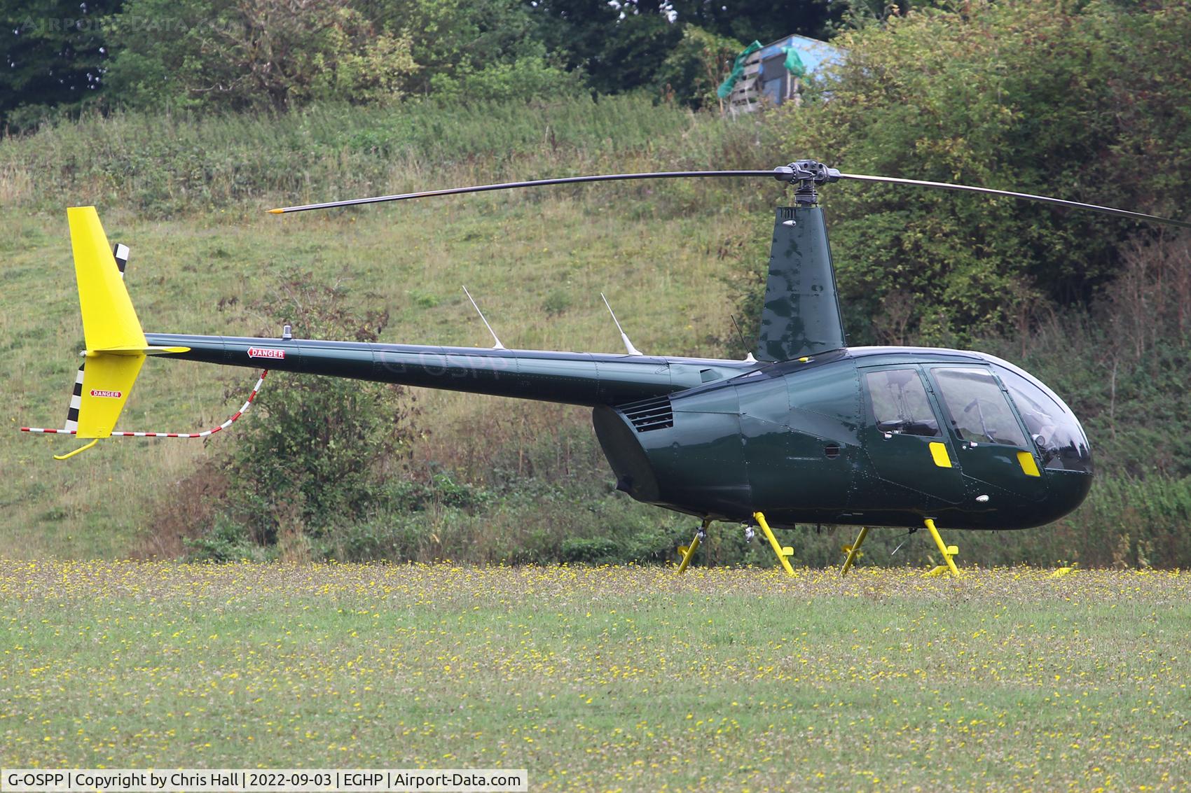 G-OSPP, 1999 Robinson R44 Clipper II C/N 10632, LAA fly in, Popham