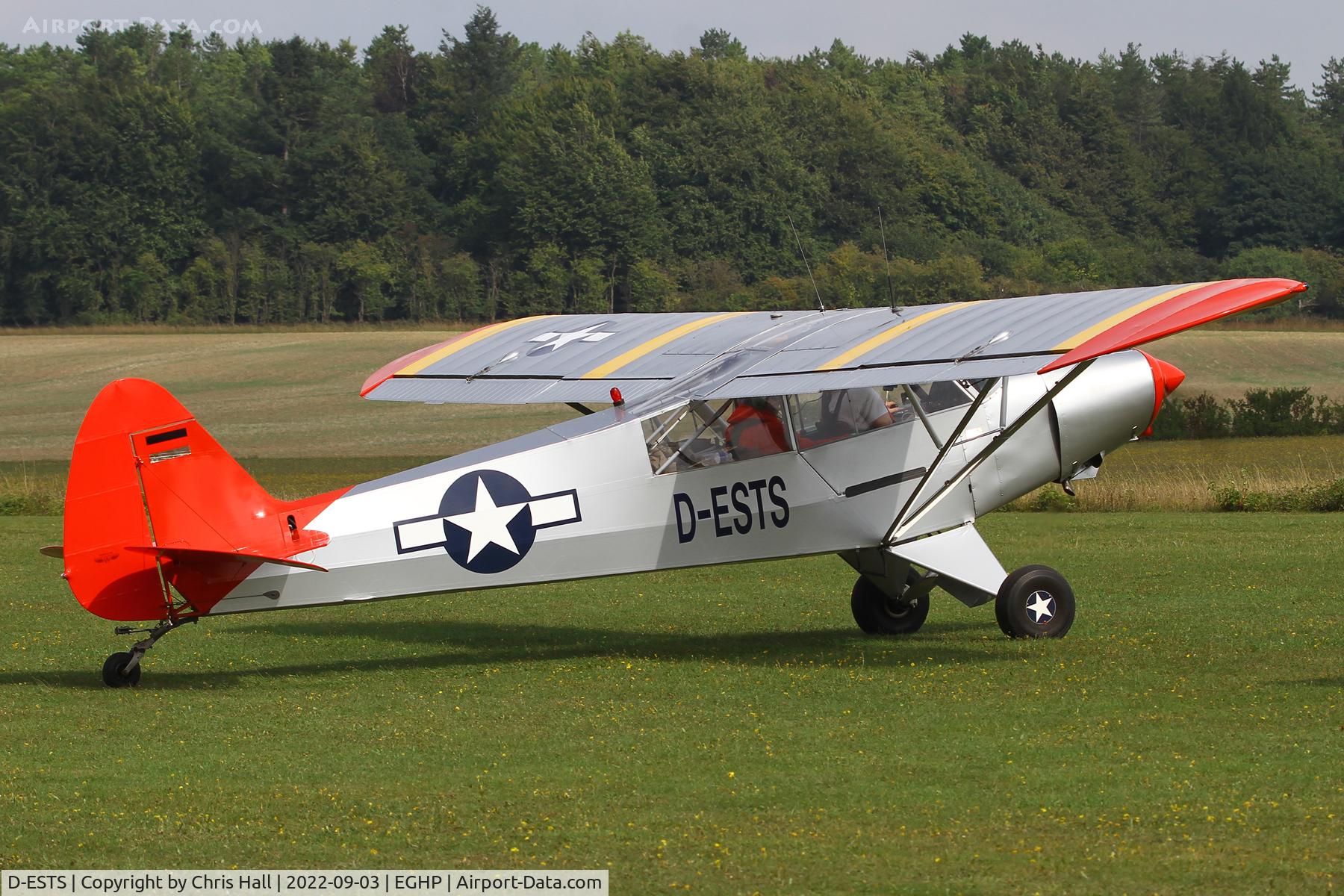 D-ESTS, 1962 Piper PA-18-150 Super Cub Super Cub C/N 18-7893, LAA fly in, Popham