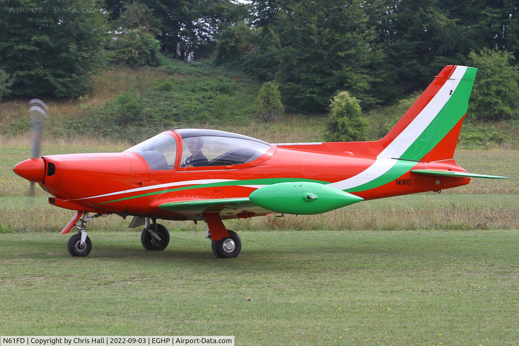N61FD, 1983 SIAI-Marchetti F-260C C/N 719, LAA fly in, Popham