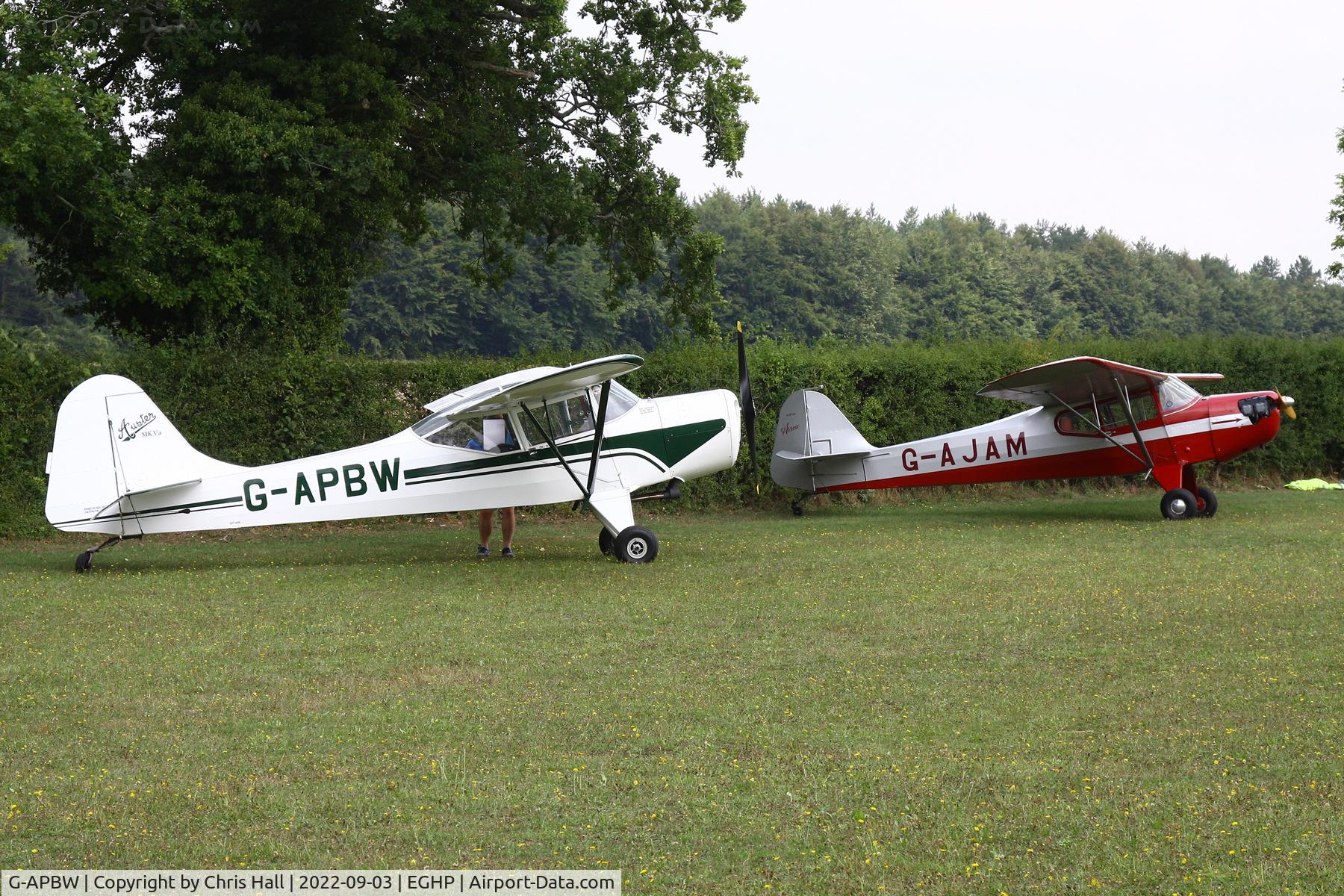 G-APBW, 1957 Auster 5A C/N 3405, LAA fly in, Popham