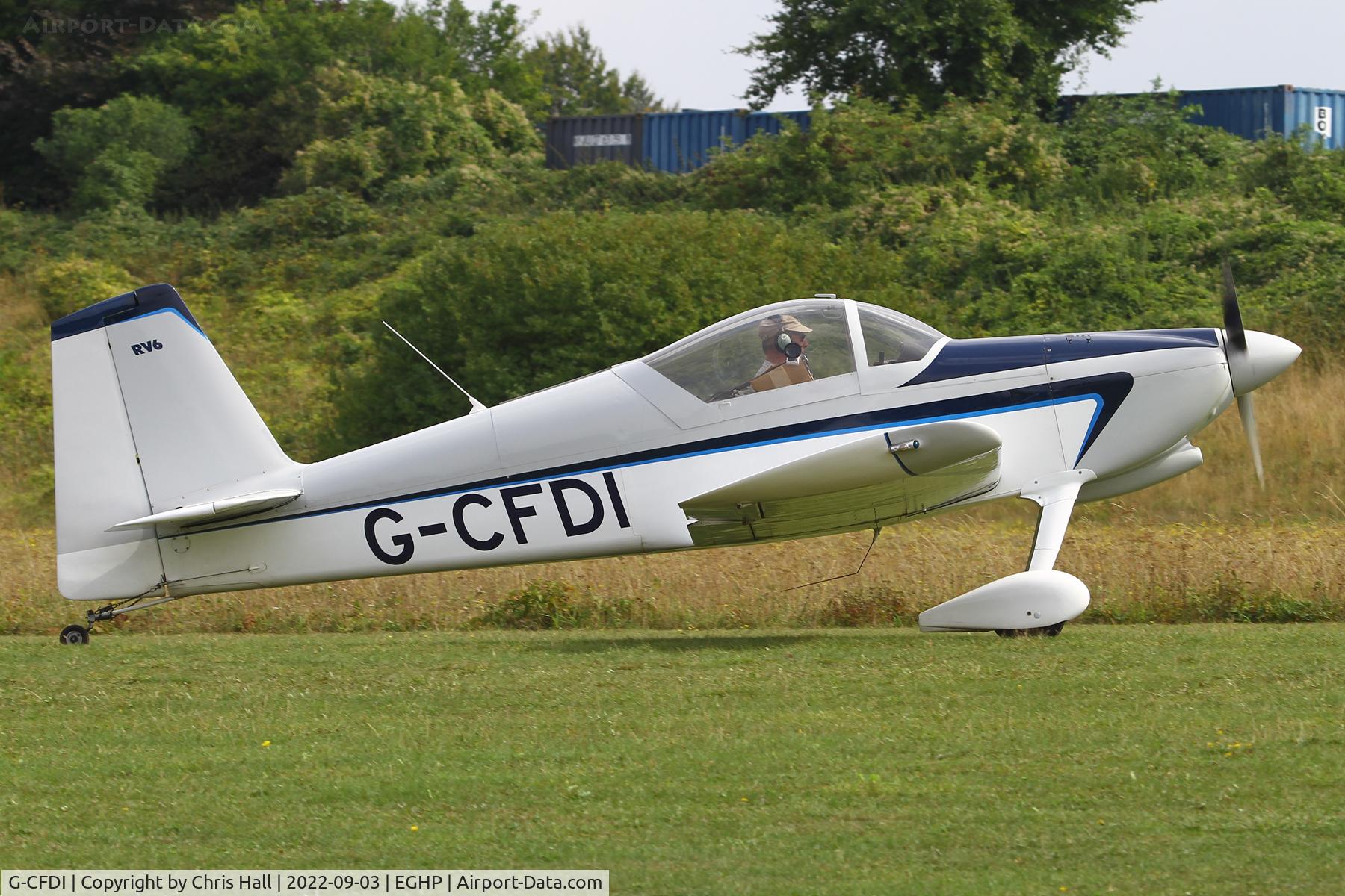 G-CFDI, 1999 Vans RV-6 C/N 23116, LAA fly in, Popham