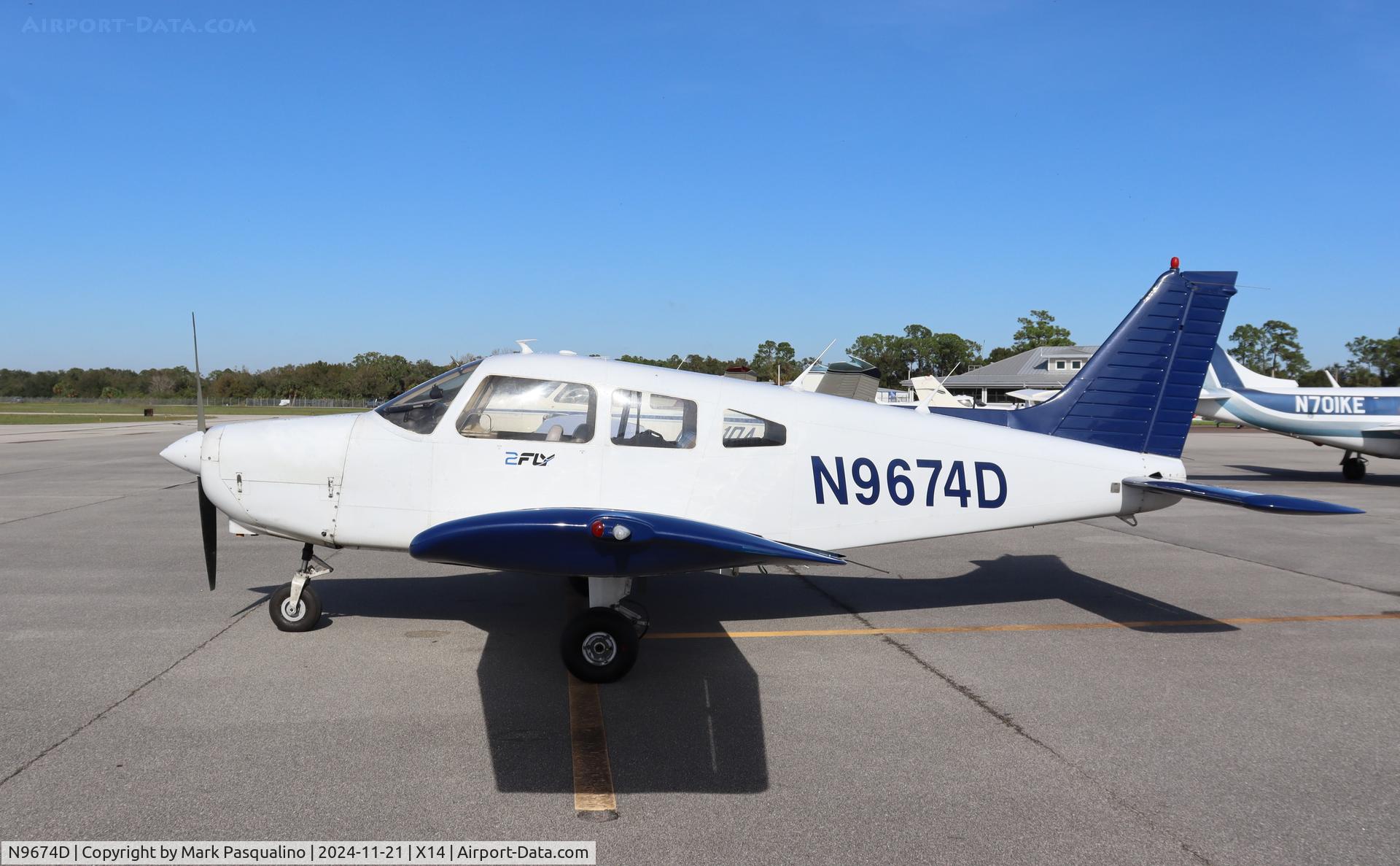 N9674D, 1978 Piper PA-28-161 Cherokee Warrior II C/N 28-7816583, Piper PA-28-161