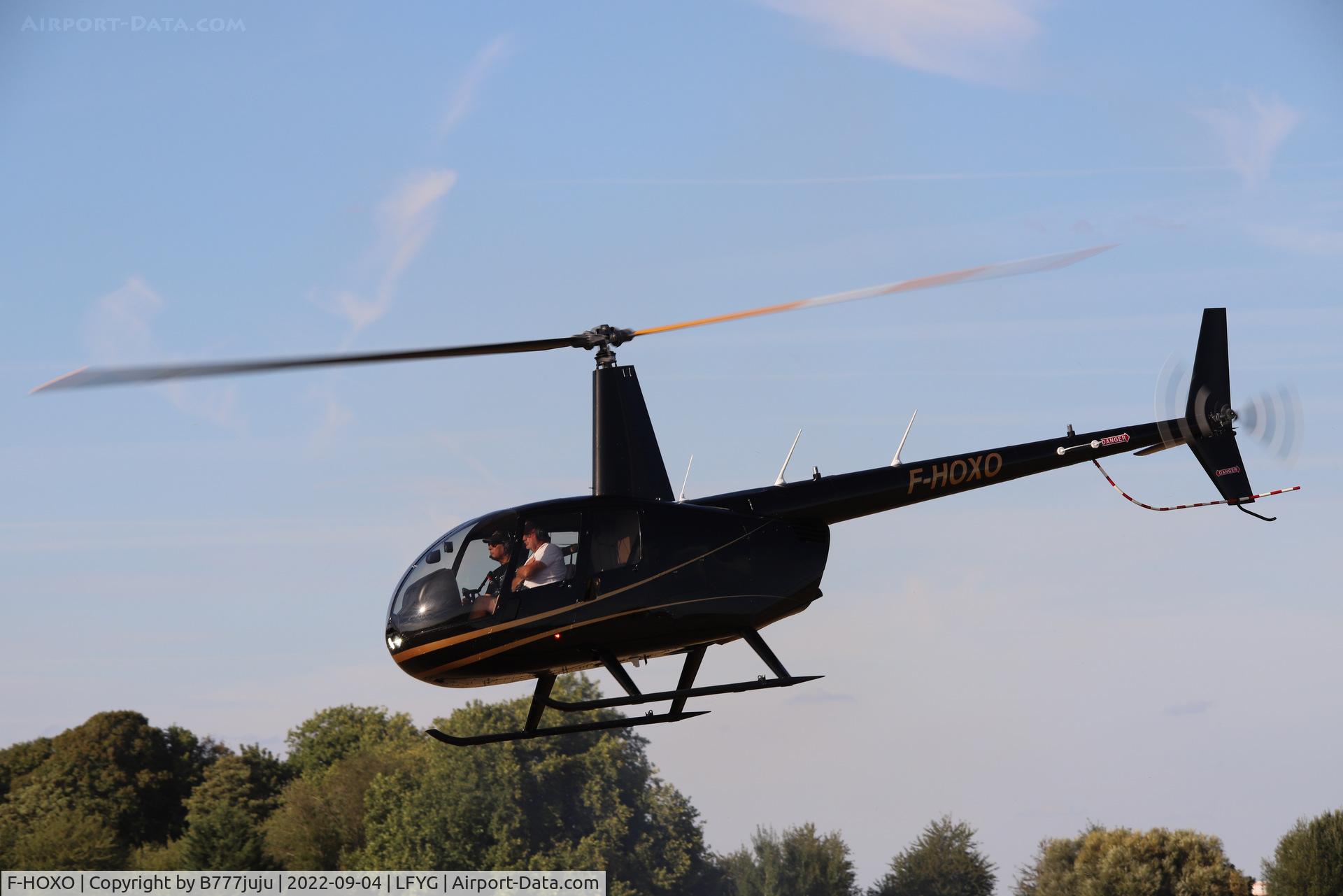 F-HOXO, 2020 Robinson R44 Raven II C/N 14419, at Cambrai 2022 airshow