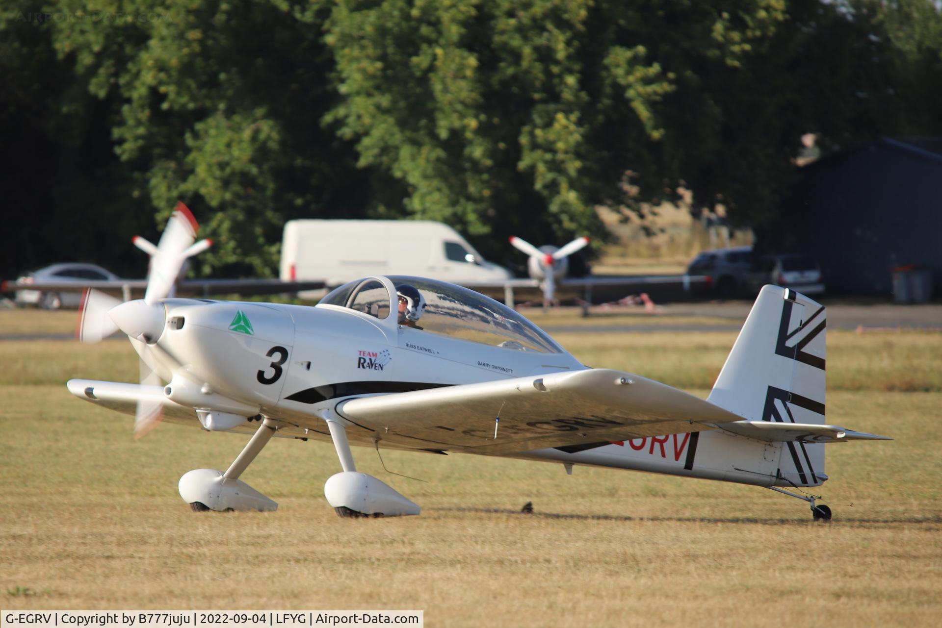 G-EGRV, 2007 Vans RV-8 C/N PFA 303-13639, at Cambrai 2022 airshow