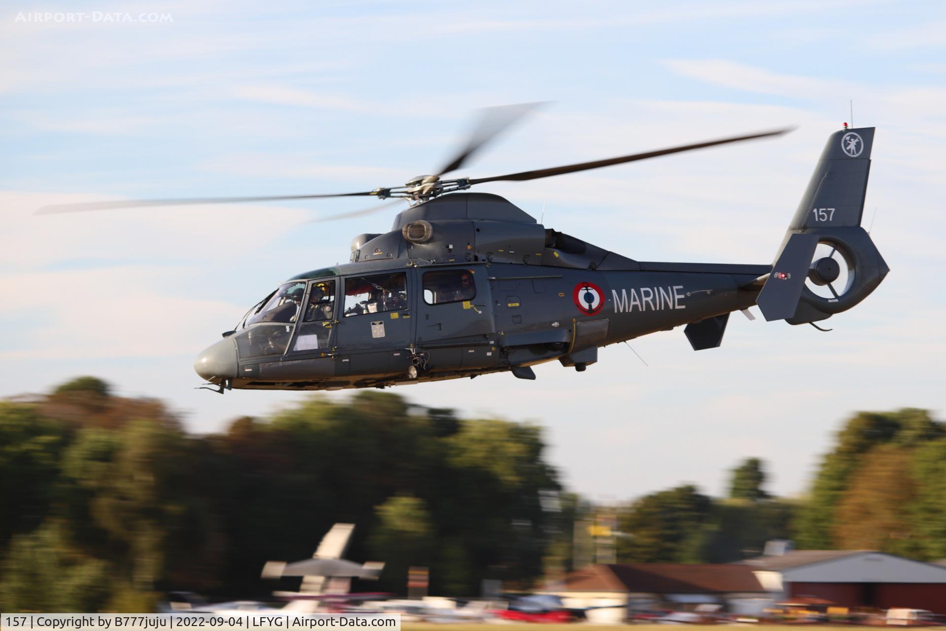 157, 2003 Aérospatiale SA-365SP Dauphin 2 C/N 6157, at Cambrai 2022 airshow