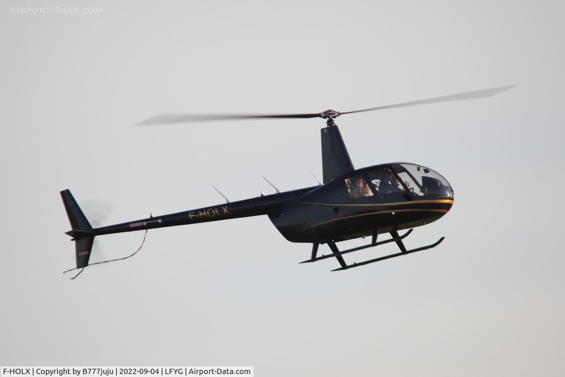 F-HOLX, 2017 Robinson R44  Raven II C/N 14046, at Cambrai 2022 airshow