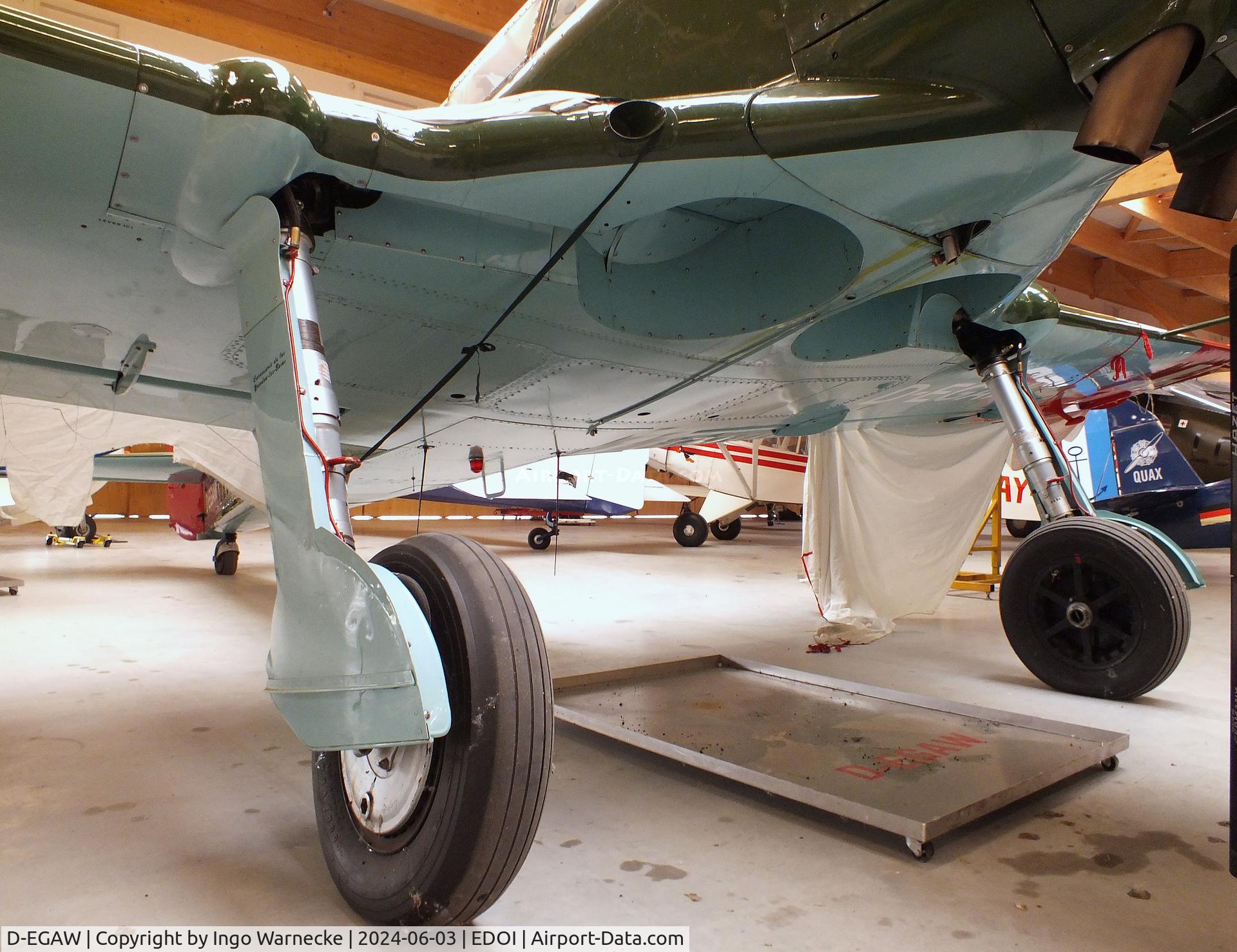 D-EGAW, 1948 Pilatus P2-06 C/N 49, Pilatus P2-06 at Bienenfarm airfield (home of part of the collection of Quax, association for the promotion of historic aircraft e.V.), Paulinenaue
