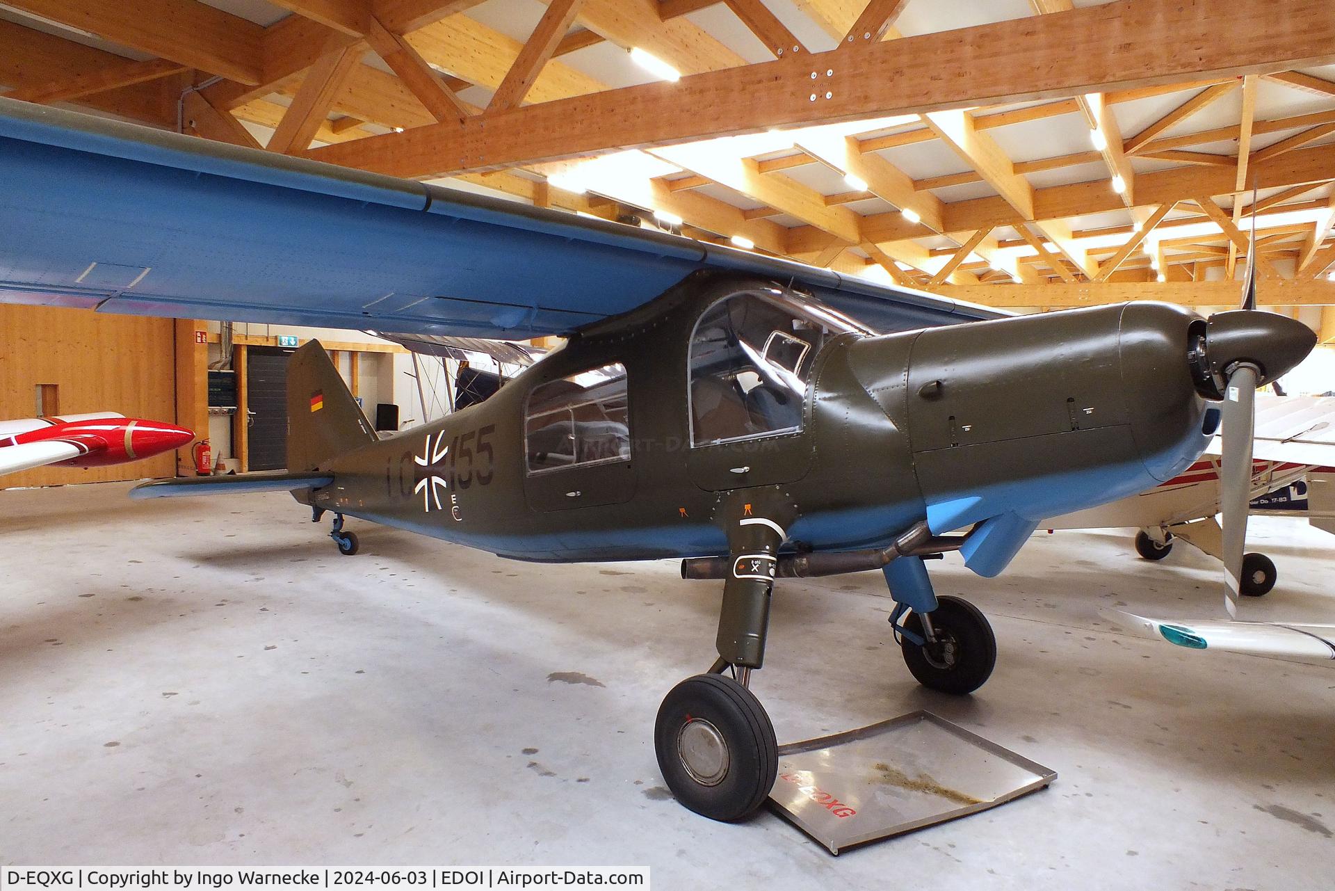 D-EQXG, 1959 Dornier Do-27A-3 C/N 429, Dornier Do-27A-3 at Bienenfarm airfield (home of part of the collection of Quax, association for the promotion of historic aircraft e.V.), Paulinenaue