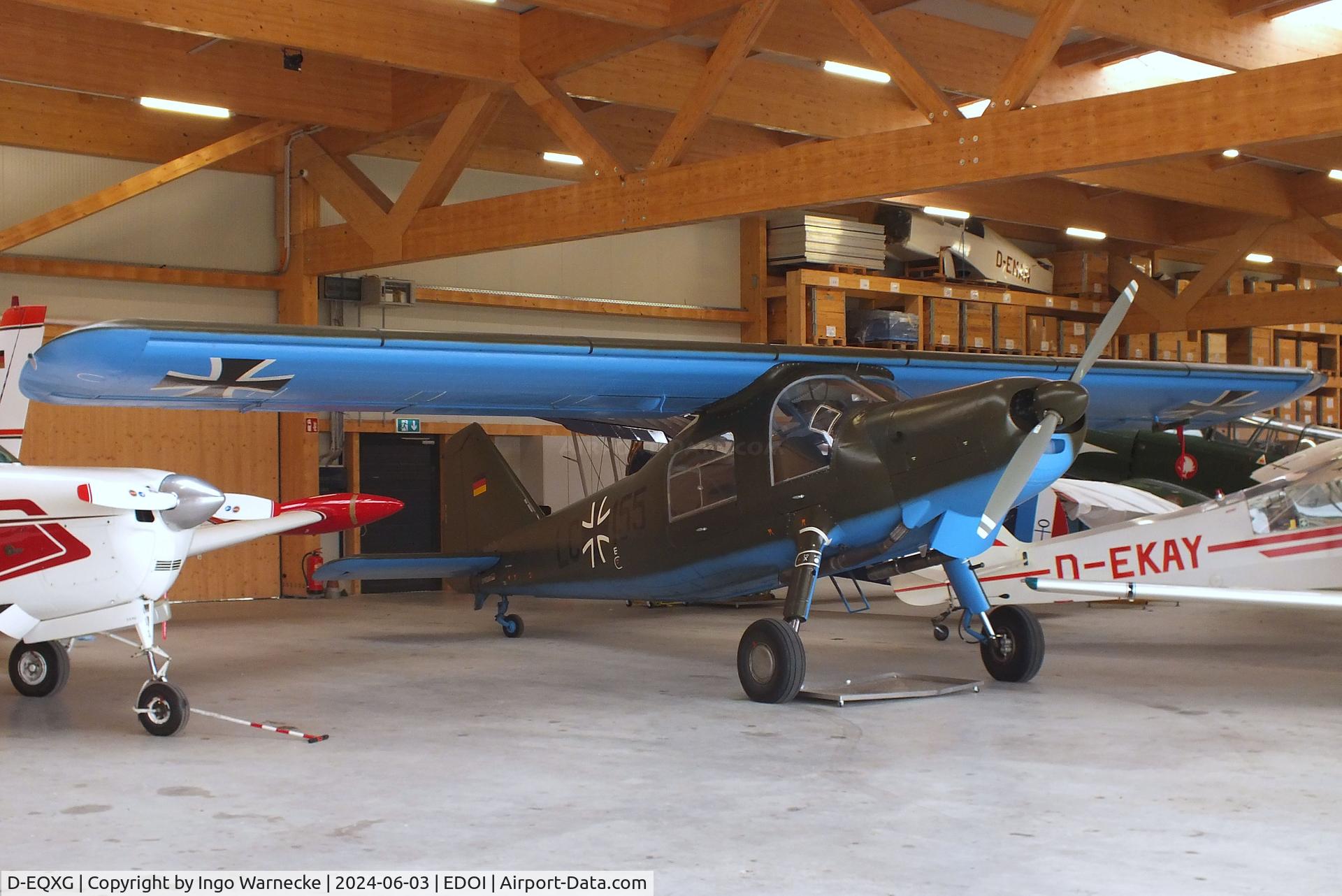 D-EQXG, 1959 Dornier Do-27A-3 C/N 429, Dornier Do-27A-3 at Bienenfarm airfield (home of part of the collection of Quax, association for the promotion of historic aircraft e.V.), Paulinenaue