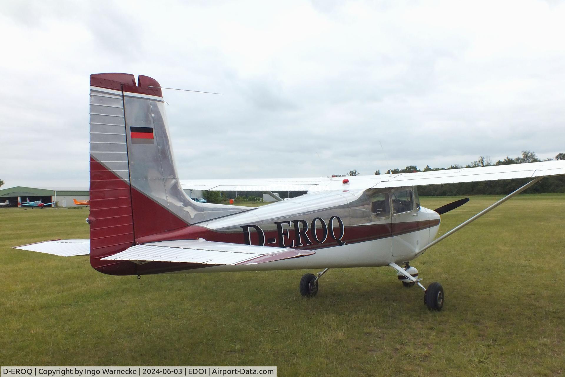 D-EROQ, 1958 Cessna 172 C/N 46233, Cessna 172 at Bienenfarm airfield (home of part of the collection of Quax, association for the promotion of historic aircraft e.V.), Paulinenaue