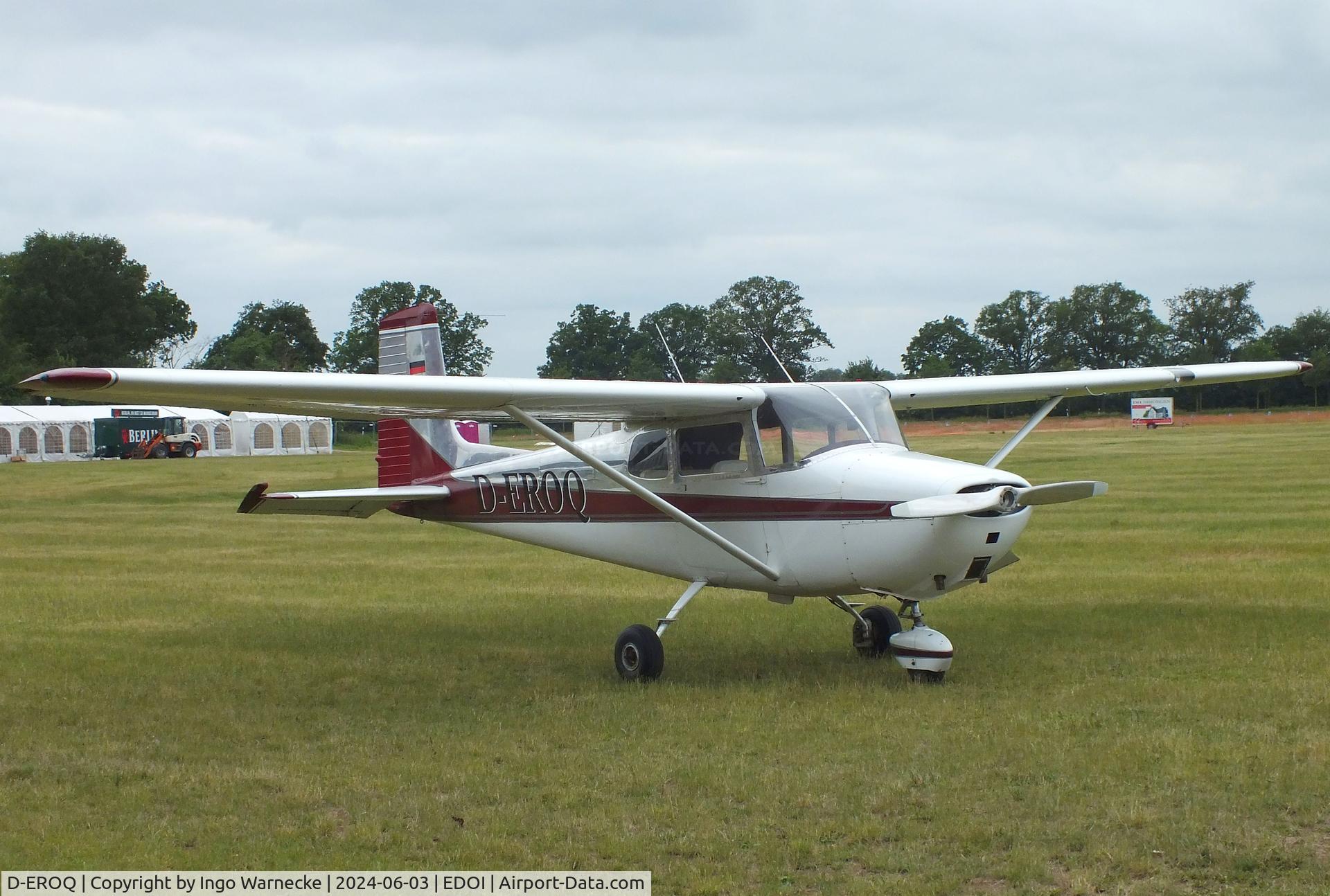 D-EROQ, 1958 Cessna 172 C/N 46233, Cessna 172 at Bienenfarm airfield (home of part of the collection of Quax, association for the promotion of historic aircraft e.V.), Paulinenaue