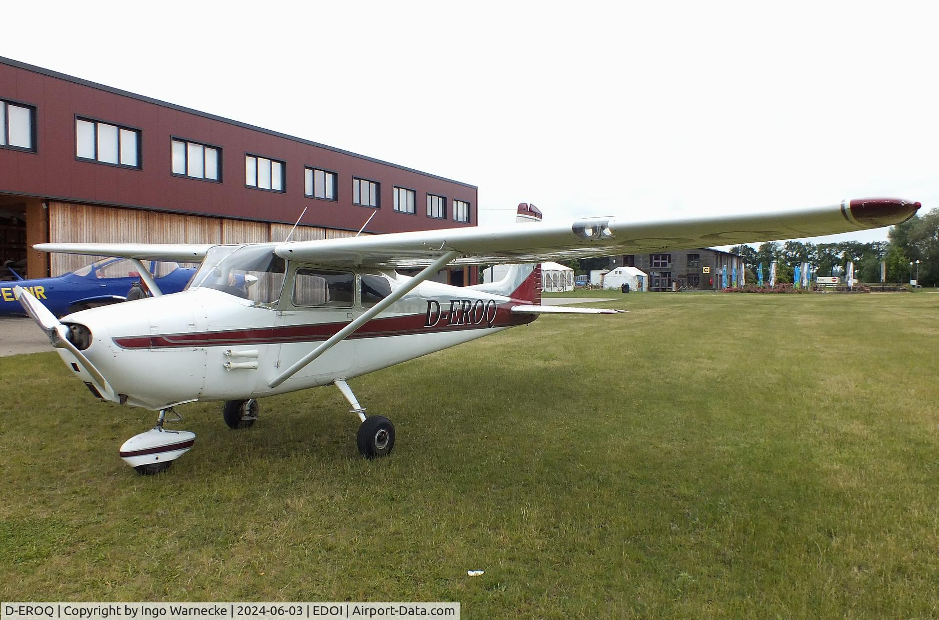 D-EROQ, 1958 Cessna 172 C/N 46233, Cessna 172 at Bienenfarm airfield (home of part of the collection of Quax, association for the promotion of historic aircraft e.V.), Paulinenaue