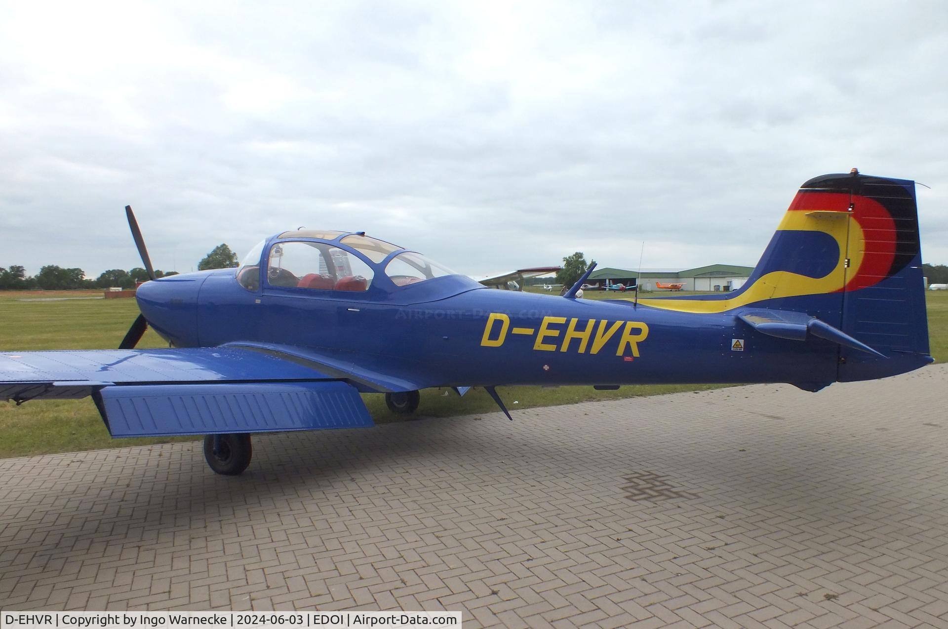 D-EHVR, 1975 Piaggio P-149D C/N 054, Piaggio (Focke-Wulf) FWP.149D at Bienenfarm airfield (home of part of the collection of Quax, association for the promotion of historic aircraft e.V.), Paulinenaue