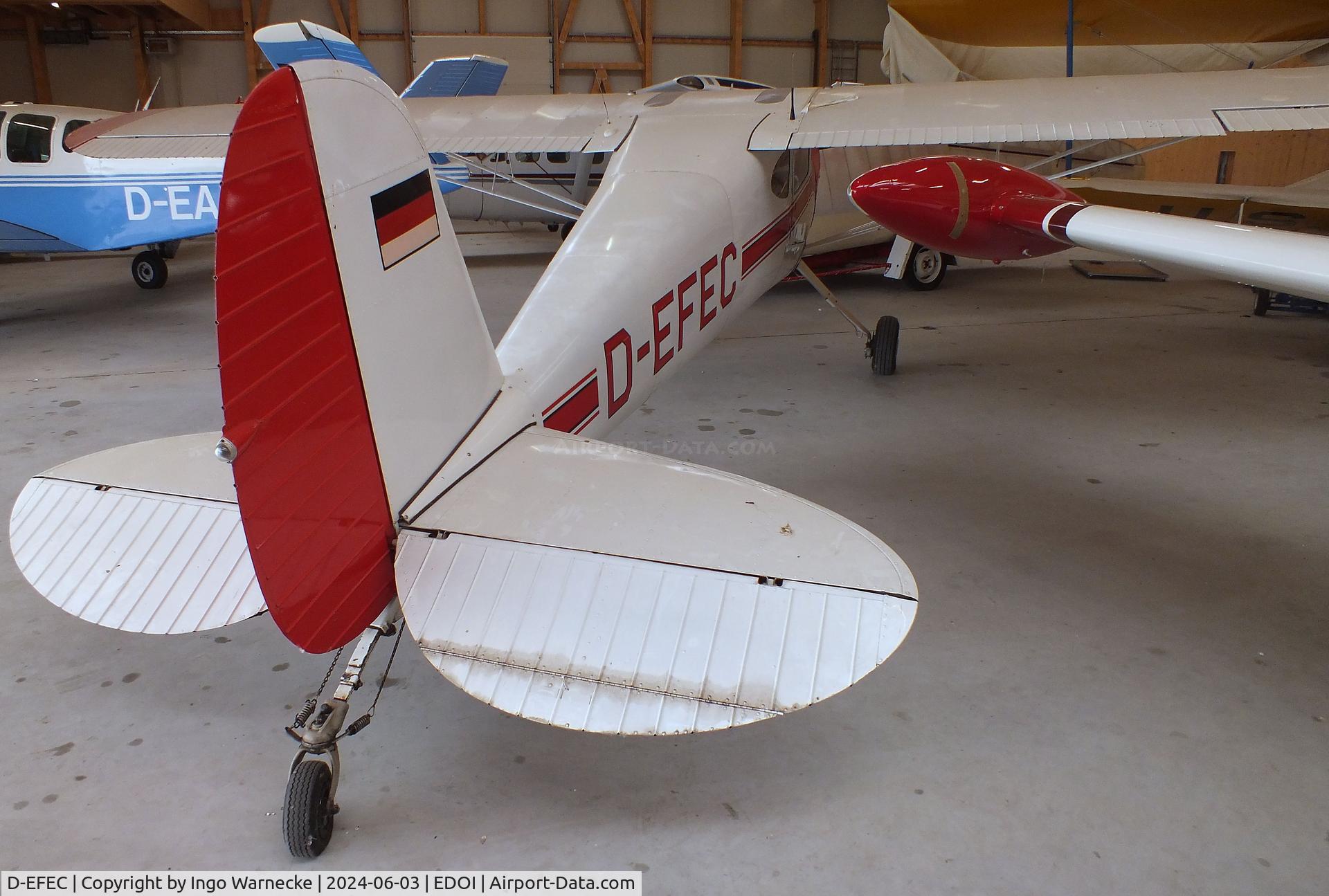 D-EFEC, 1948 Cessna 140 C/N 14812, Cessna 140 at Bienenfarm airfield (home of part of the collection of Quax, association for the promotion of historic aircraft e.V.), Paulinenaue
