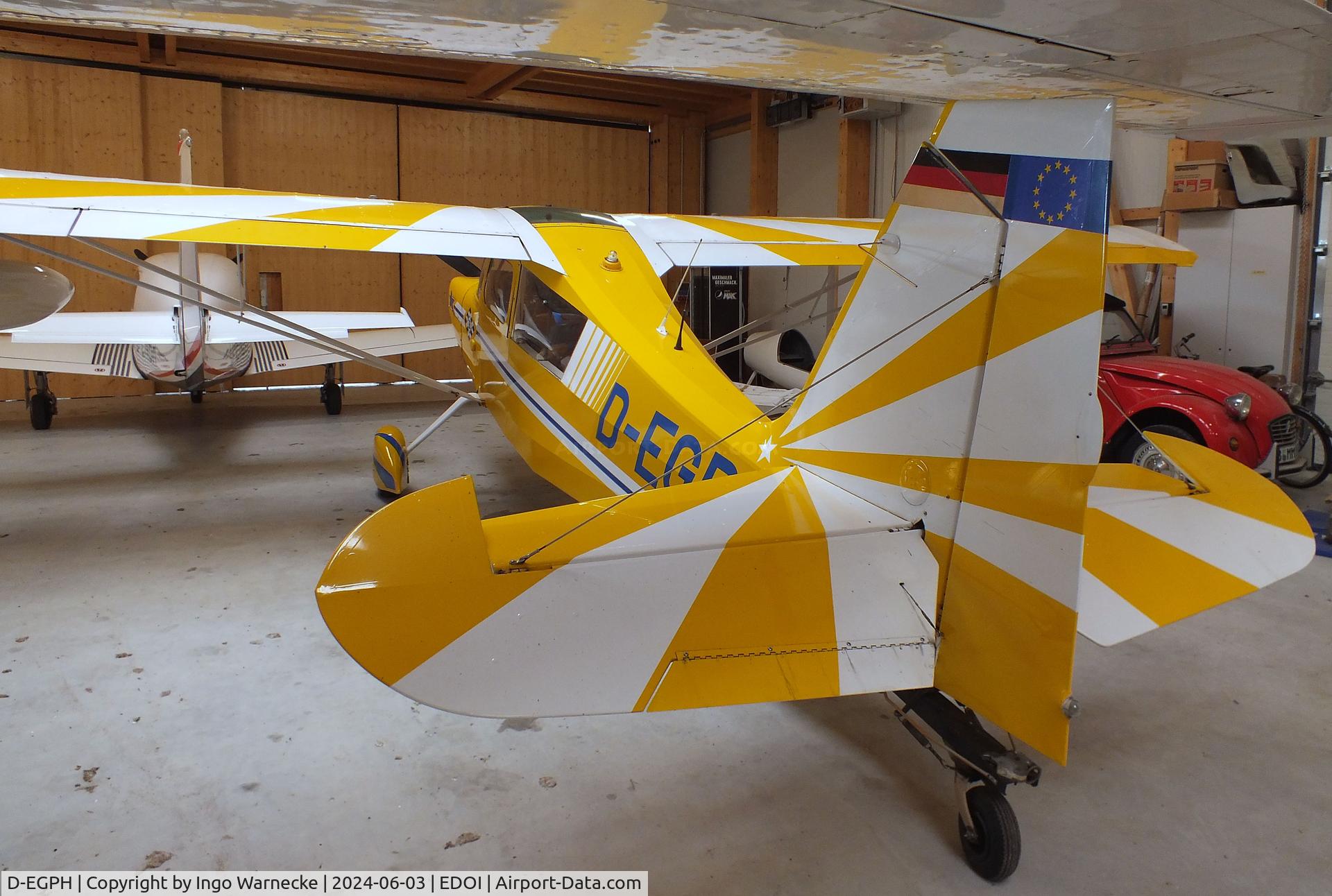 D-EGPH, 1978 Bellanca 7GCBC Citabria C/N 798-75, Bellanca 7GCBC Citabria at Bienenfarm airfield (home of part of the collection of Quax, association for the promotion of historic aircraft e.V.), Paulinenaue
