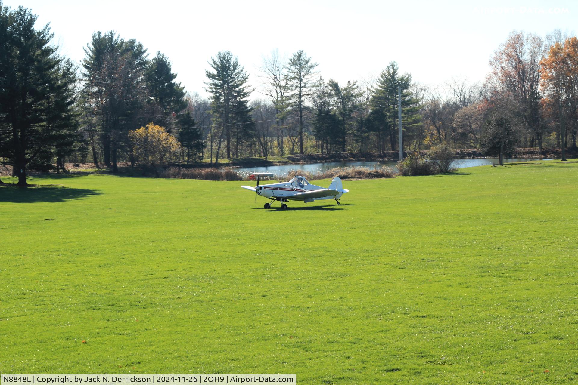 N8848L, 1971 Piper PA-25-235 C/N 25-5359, ASG-29 test flight