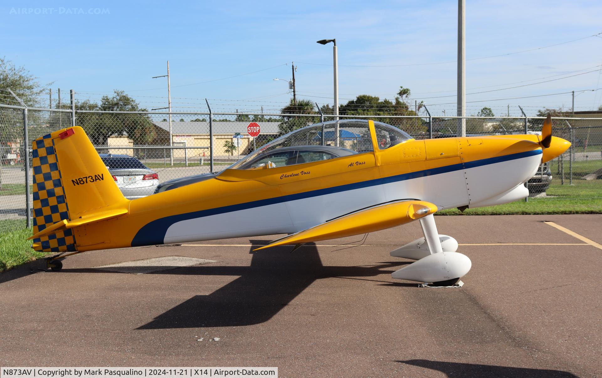 N873AV, 2007 Van's RV-8 C/N 81491, Vans RV-8
