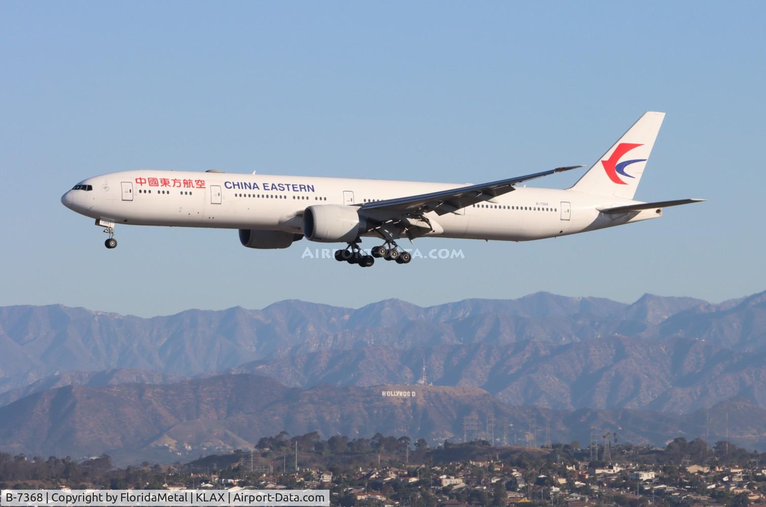 B-7368, 2016 Boeing 777-39P/ER C/N 43282, CES 773 zx pvg, zspd-lax