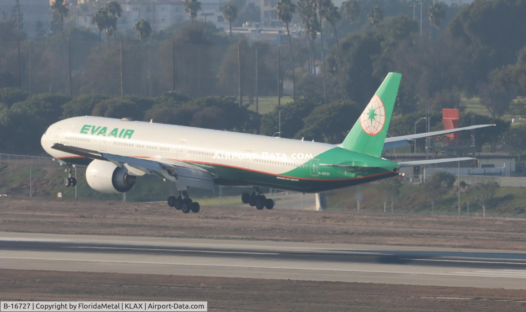 B-16727, 2016 Boeing 777-35E/ER C/N 43291, EVA 773 zx tpe, rctp-lax
