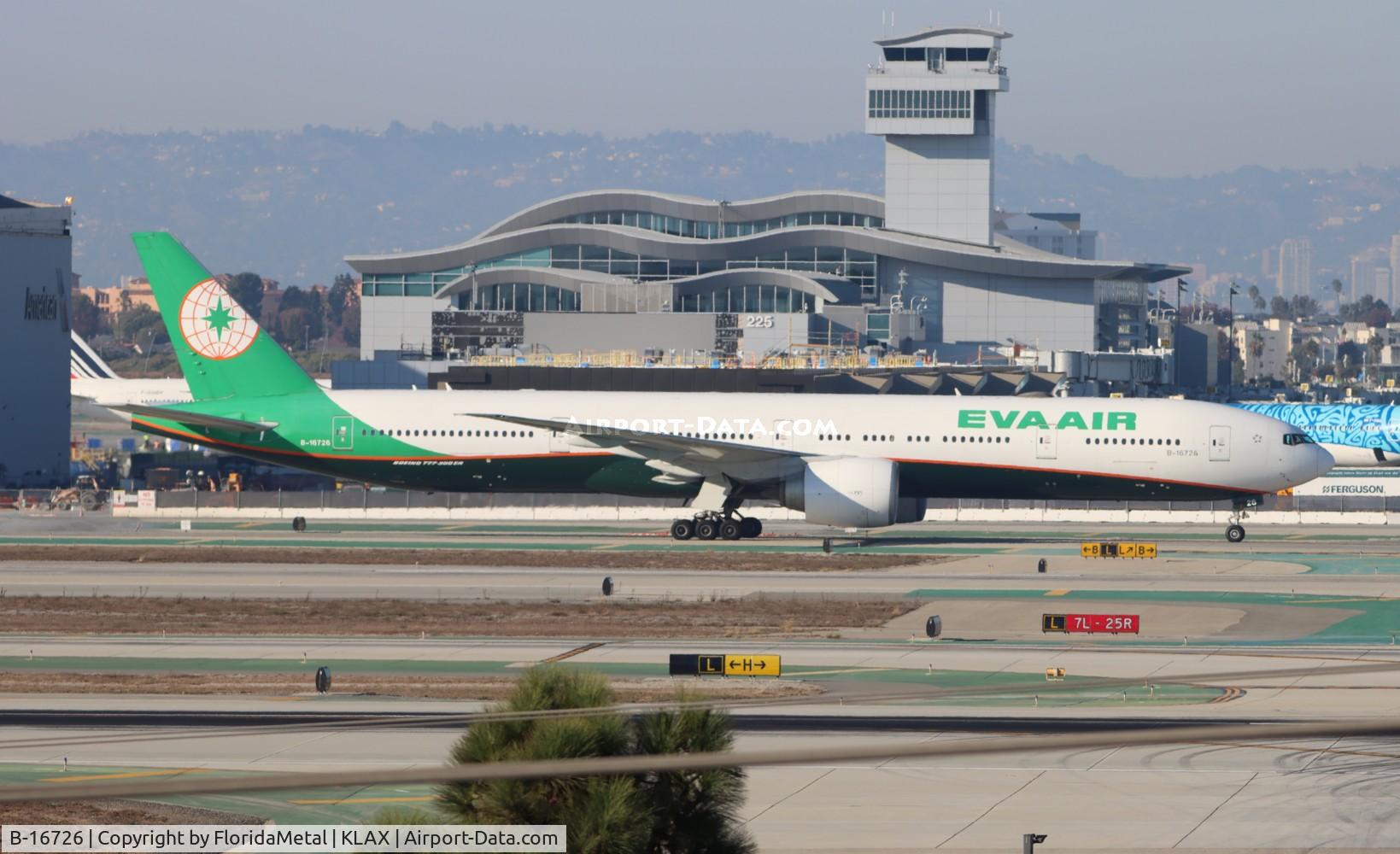 B-16726, 2016 Boeing 777-36N/ER C/N 44552, EVA 773 zx tpe, rctp-lax
