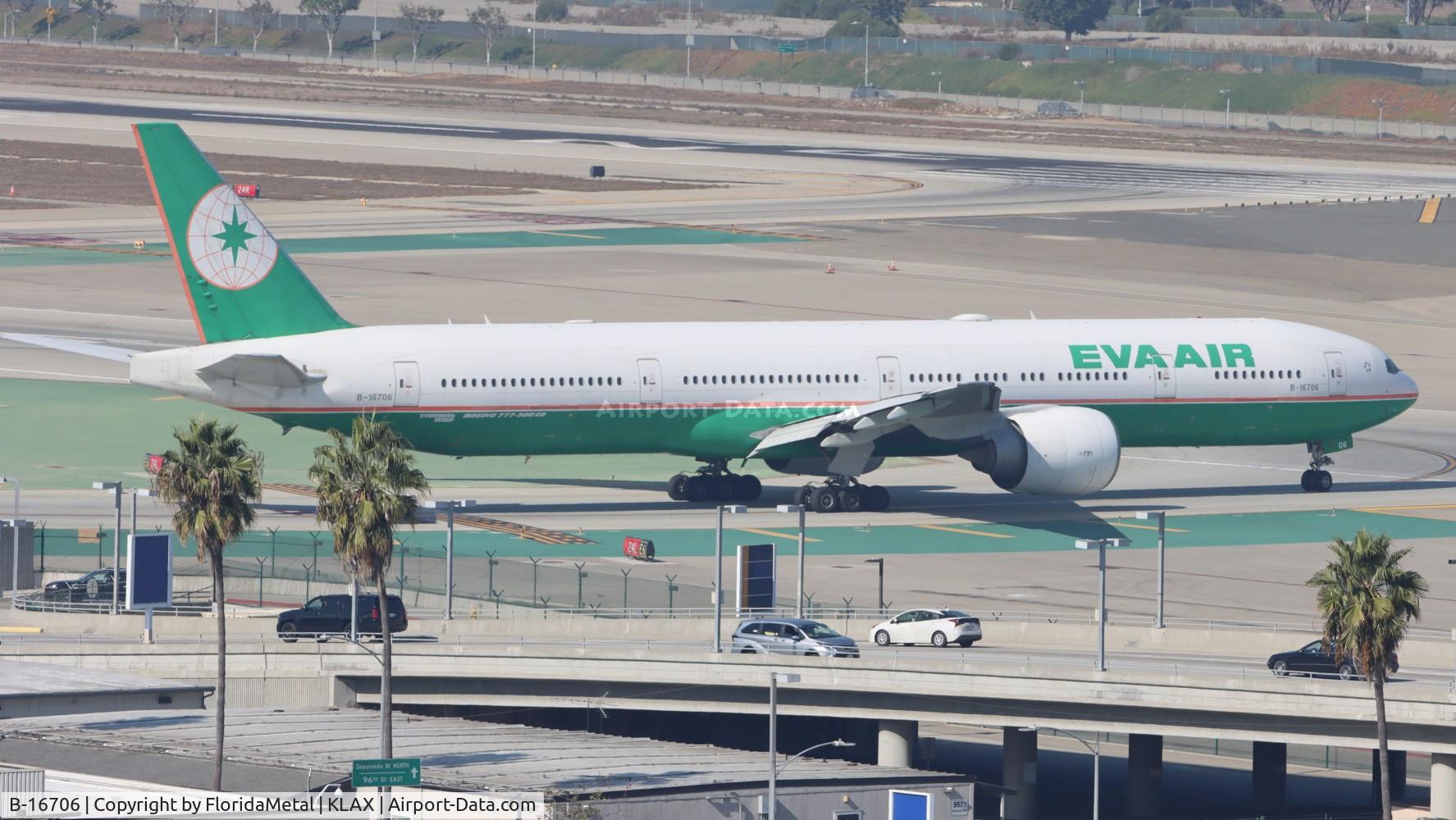 B-16706, 2007 Boeing 777-35E/ER C/N 33750, EVA 773 zx lax-tpe, rctp