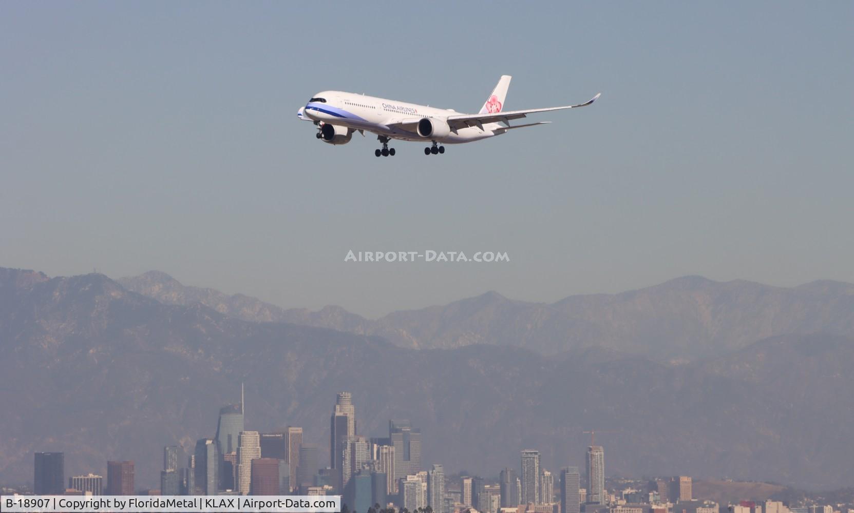 B-18907, 2017 Airbus A350-941 C/N 105, CAL A359 zx tpe, rctp-lax