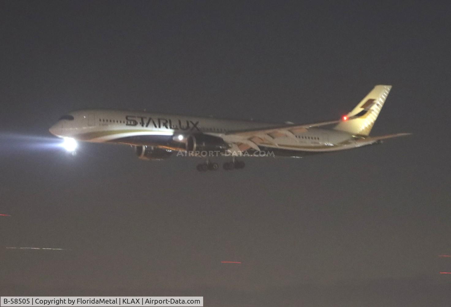 B-58505, 2024 Airbus A350-941 C/N 656, SJX A359 zx tpe, rctp-lax