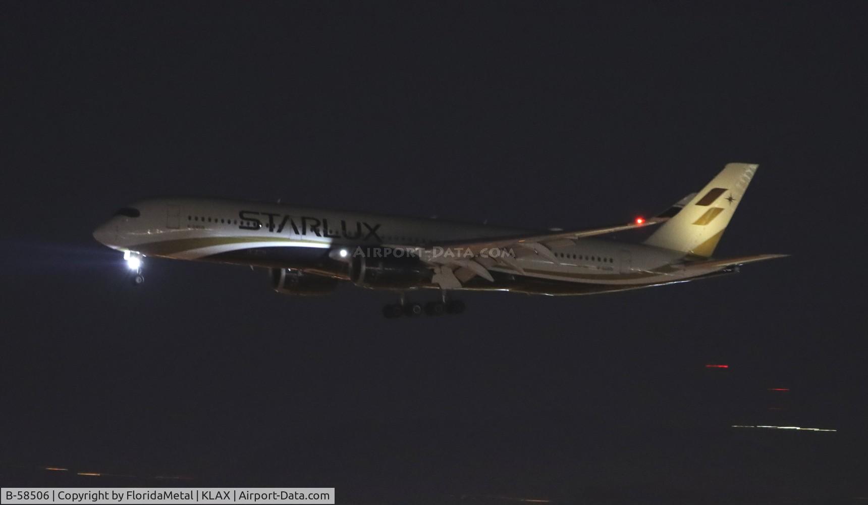 B-58506, 2024 Airbus A350-941 C/N 685, SJX A359 zx tpe, rctp-lax