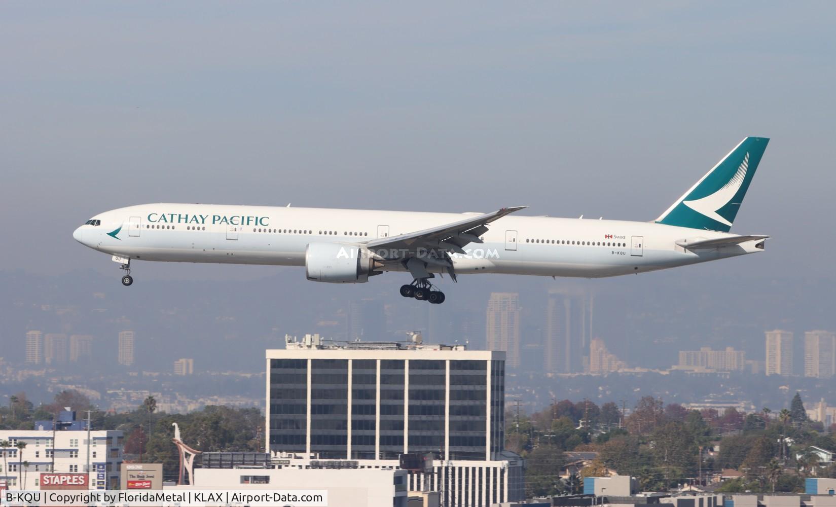 B-KQU, 2014 Boeing 777-367/ER C/N 42145, CPA 773 zx hkg, vhhh-lax