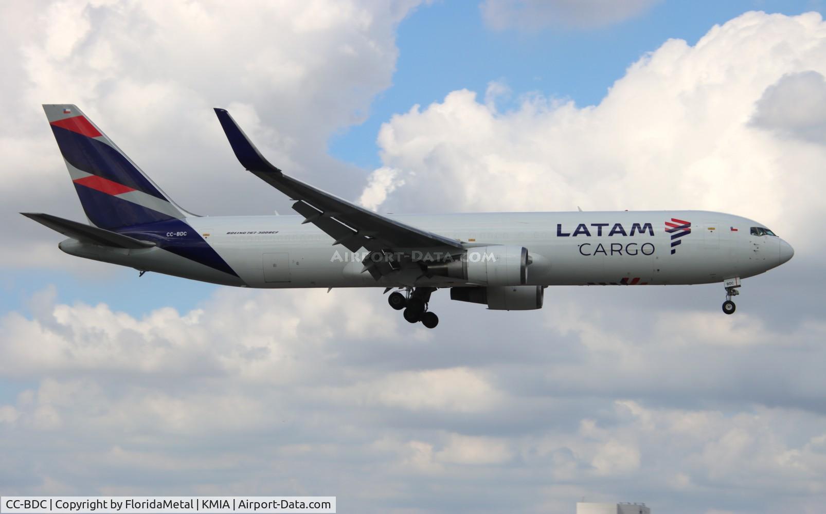 CC-BDC, 2011 Boeing 767-316/ER C/N 40591, LATAM Cargo 767-300F zx scl, scel-mia