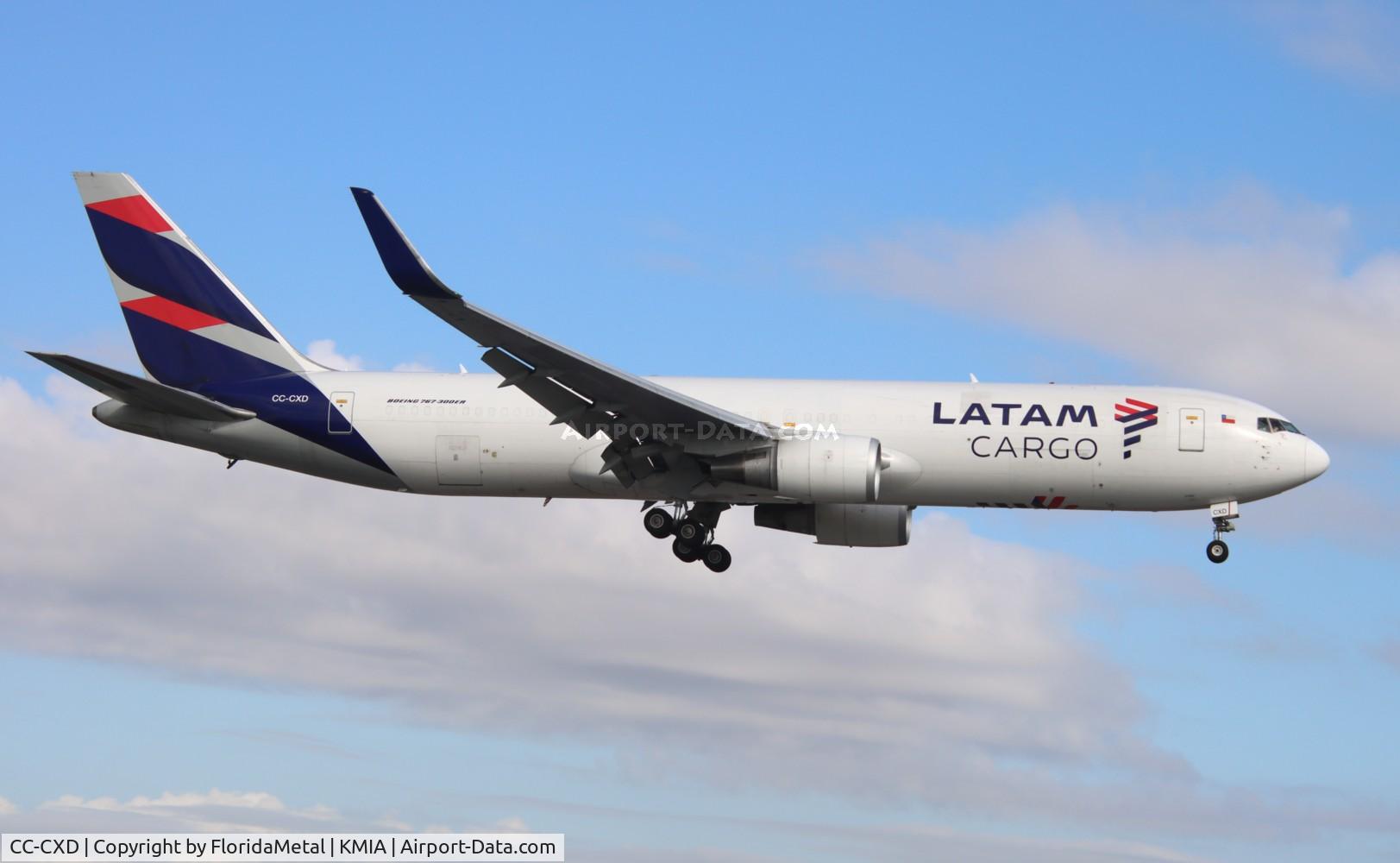 CC-CXD, 2008 Boeing 767-316/ER C/N 35697, LATAM Cargo 767-300F zx scl, scel-mia