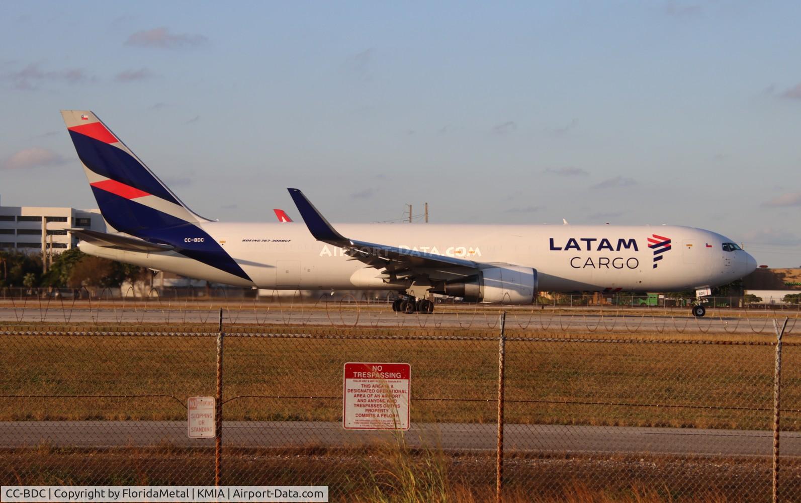 CC-BDC, 2011 Boeing 767-316/ER C/N 40591, LATAM Cargo 767-300F zx mia-gua, mggt