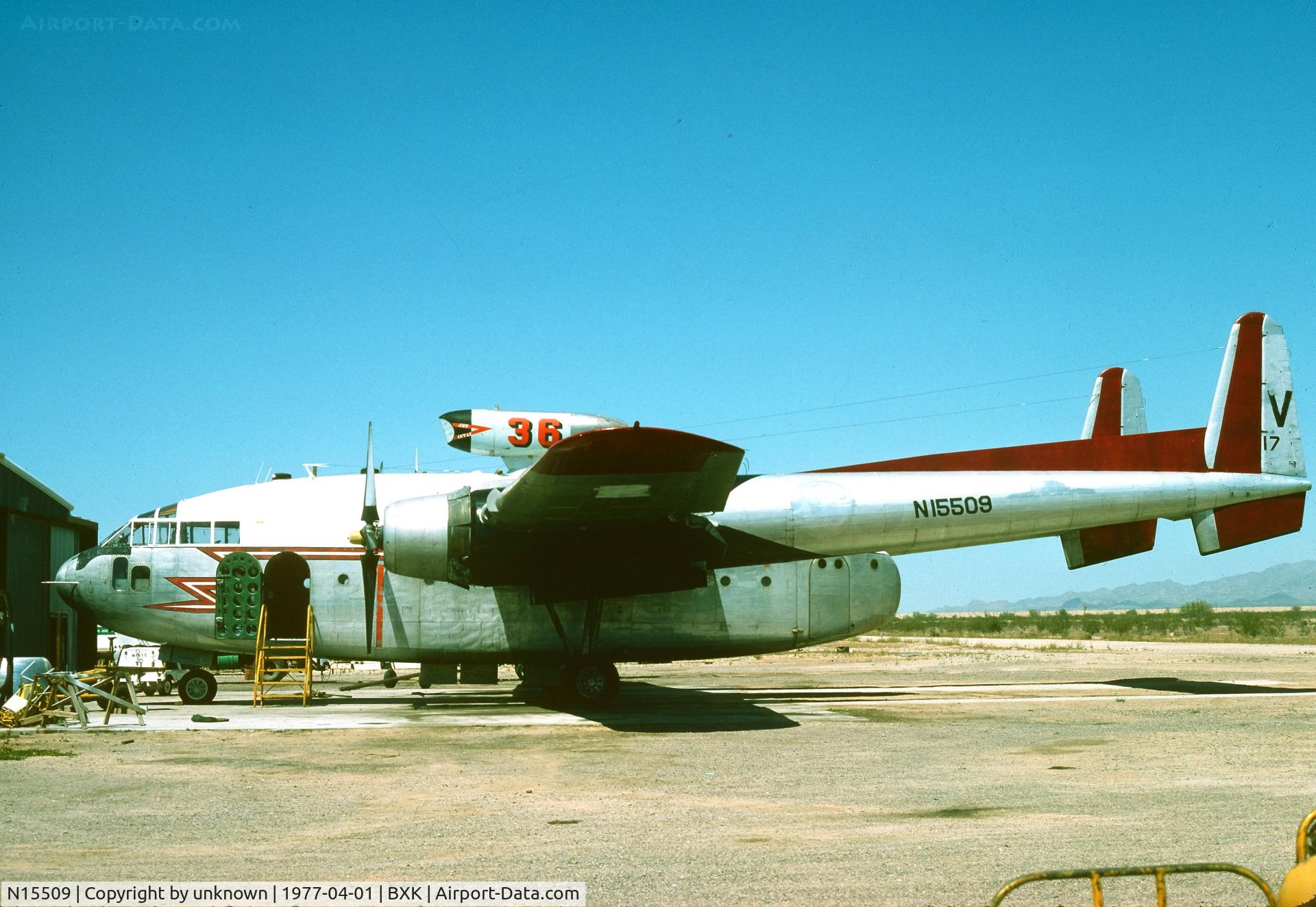N15509, 1953 Fairchild C-119G Flying Boxcar C/N 10775, BXK 4.77.ex Canadian AF  s/n 22110