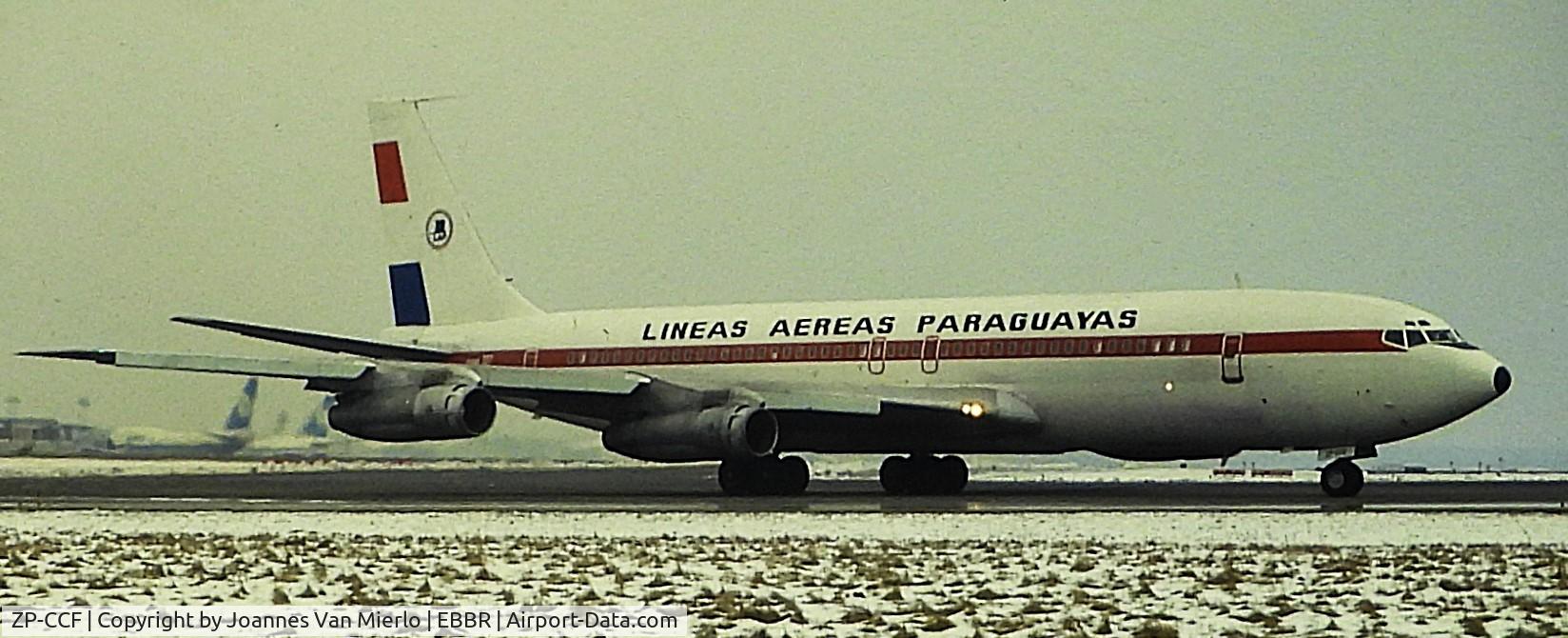 ZP-CCF, 1966 Boeing 707-321B C/N 18957, ex-slide