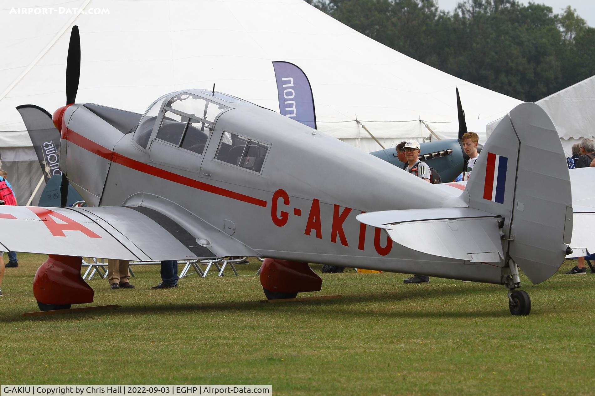 G-AKIU, 1948 Percival P-44 Proctor 5 C/N AE129, LAA fly in, Popham